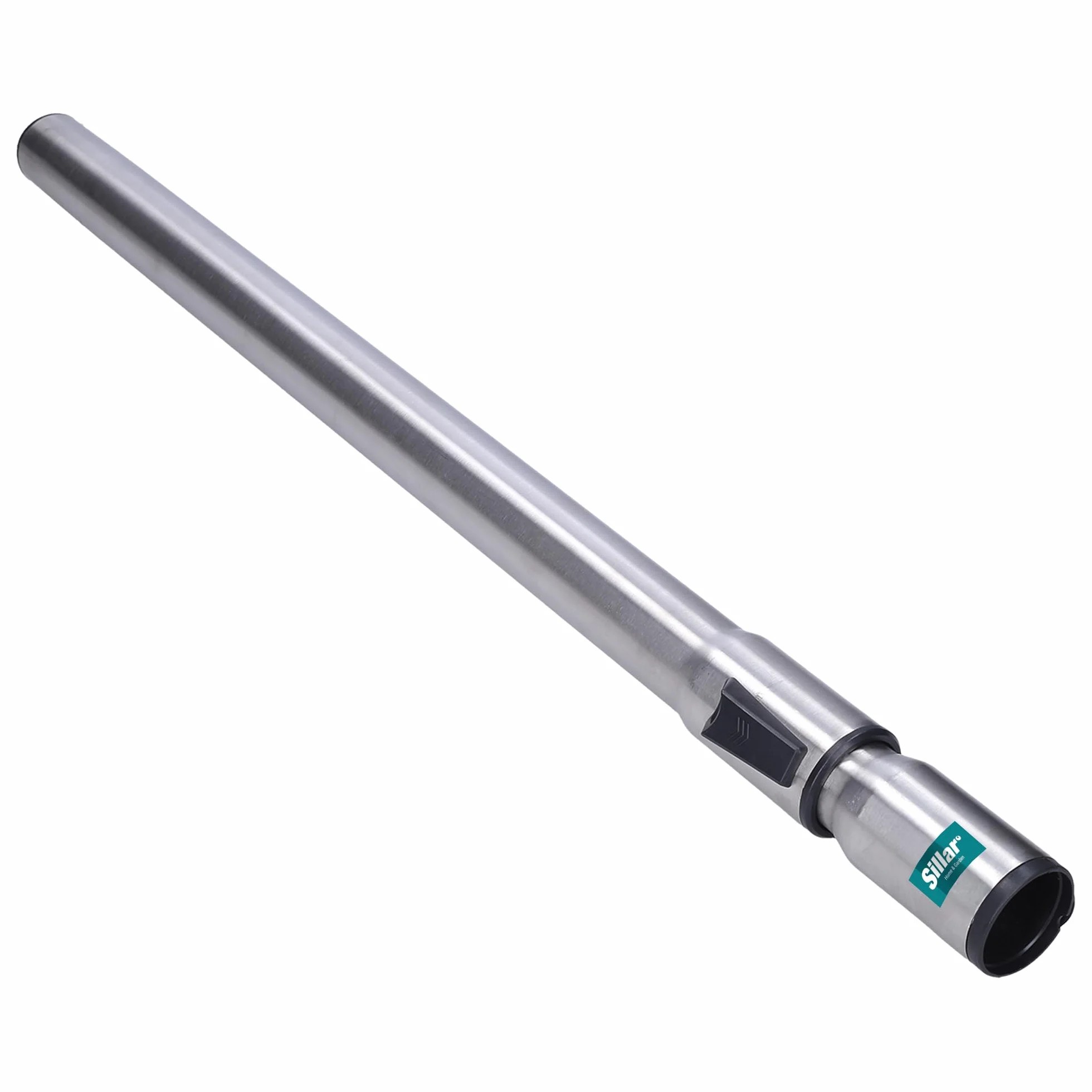 Purepower Teleskopowa Rura Pasująca do Odkurzacza Miele | Stalowa, Ø34 mm, Click System | Kompatybilna z Wszystkimi Odkurzaczami Miele, Rura Ssąca Teleskopowa, Srebro
