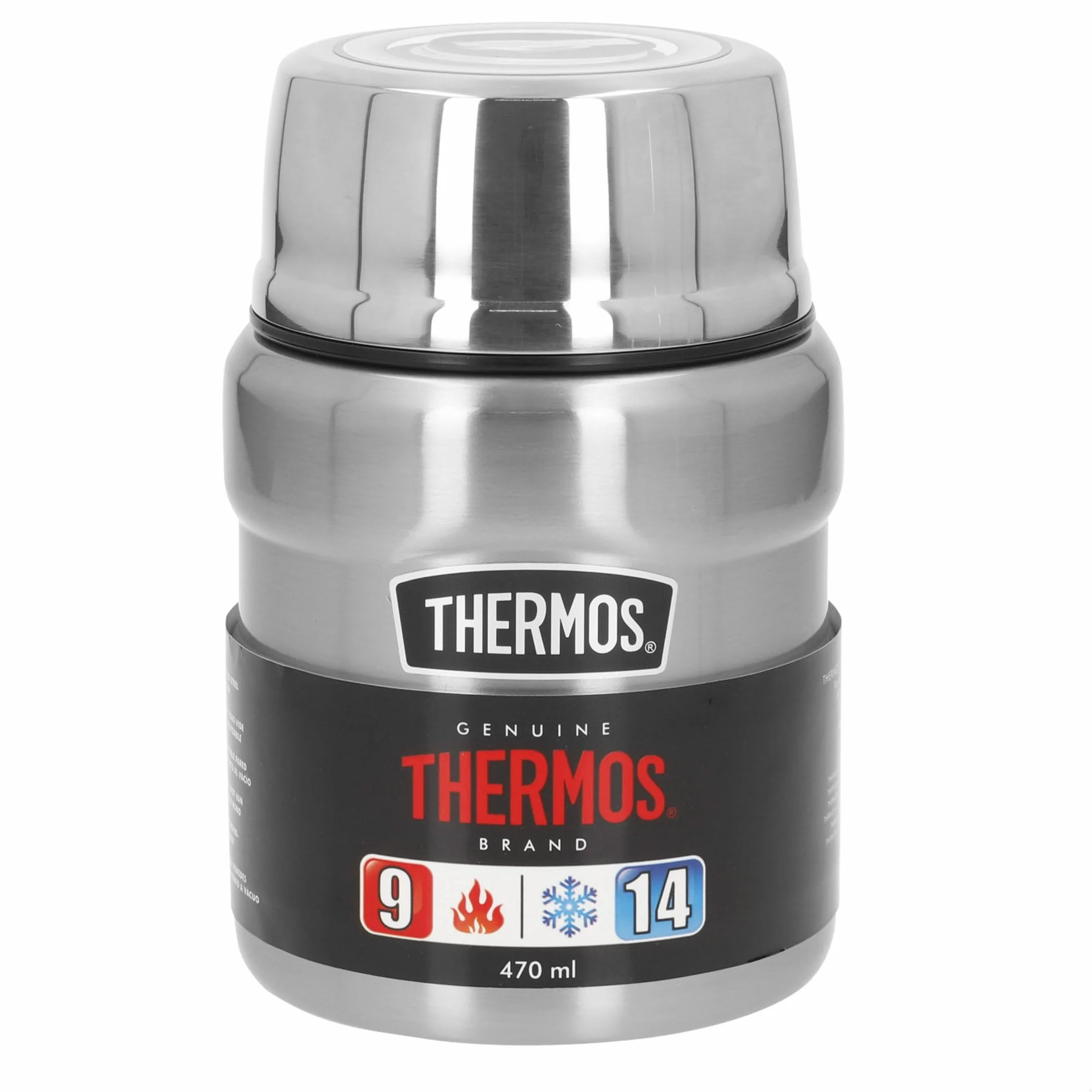 Thermos Stainless King Pojemnik Termiczny na Żywność 0,47 L Srebrny