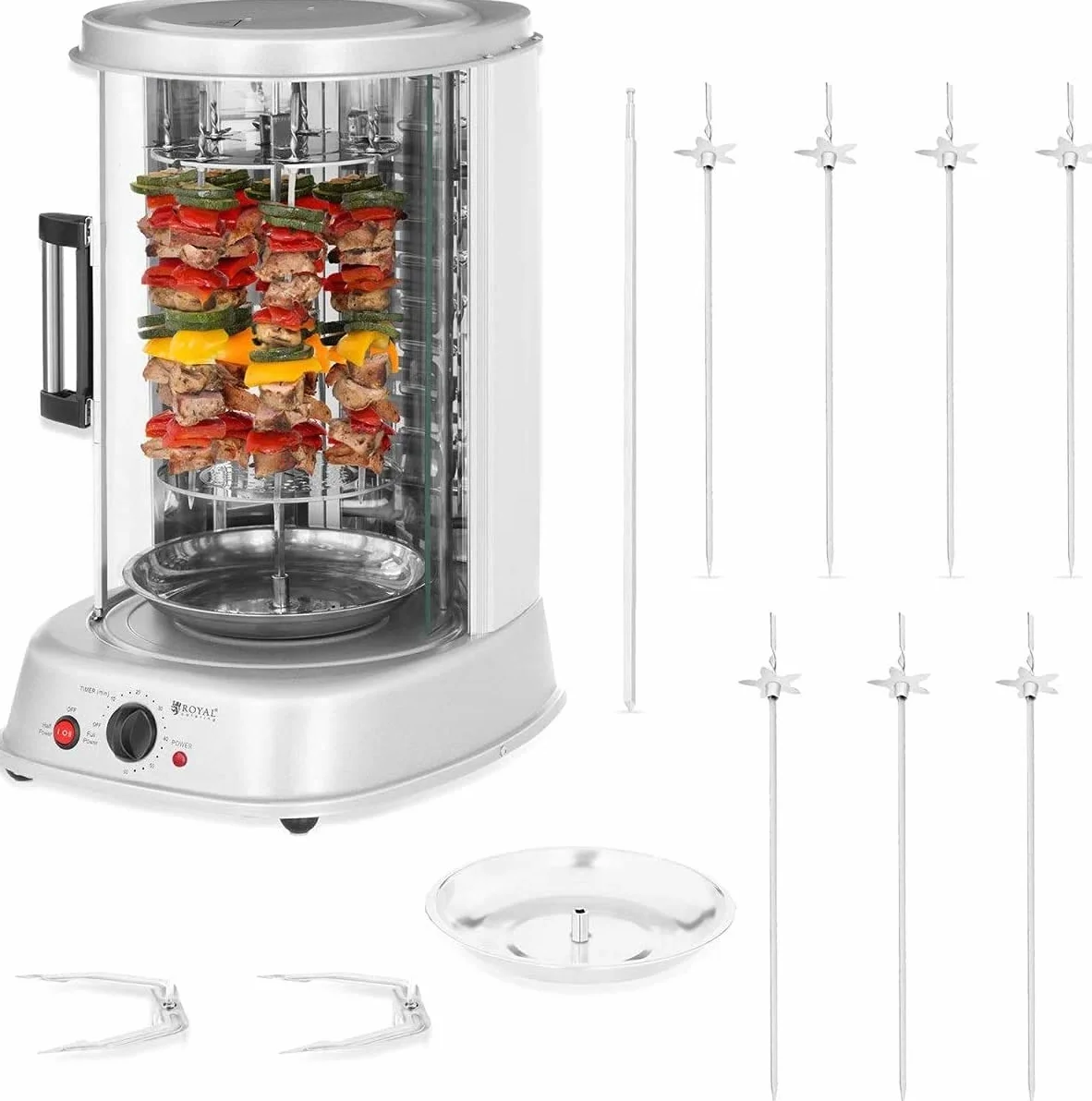 Royal Catering Tower Rotisserie RCGV-1800-1 (31 l, 1800 W, do 160°C, timer 60 min)