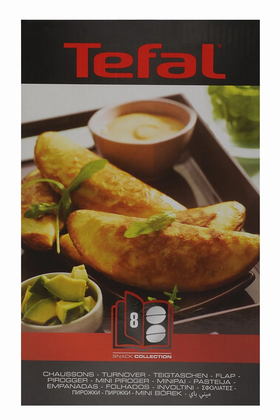 TEFAL XA800812 Snack Collection Wymienna płyta do pierożków kompatybilna z opiekaczem