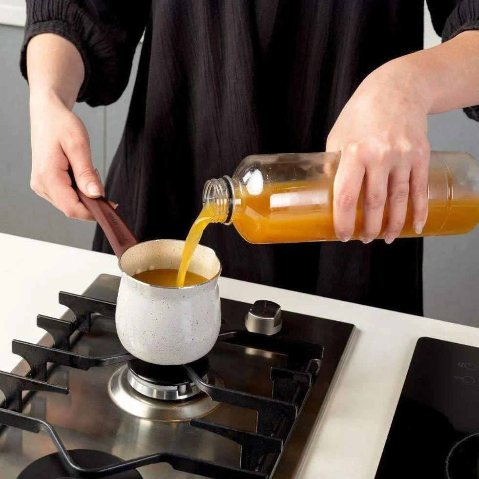 NAVA Turecki dzbanek do kawy z powłoką ceramiczną do przygotowania kawy tureckiej, 430 ml