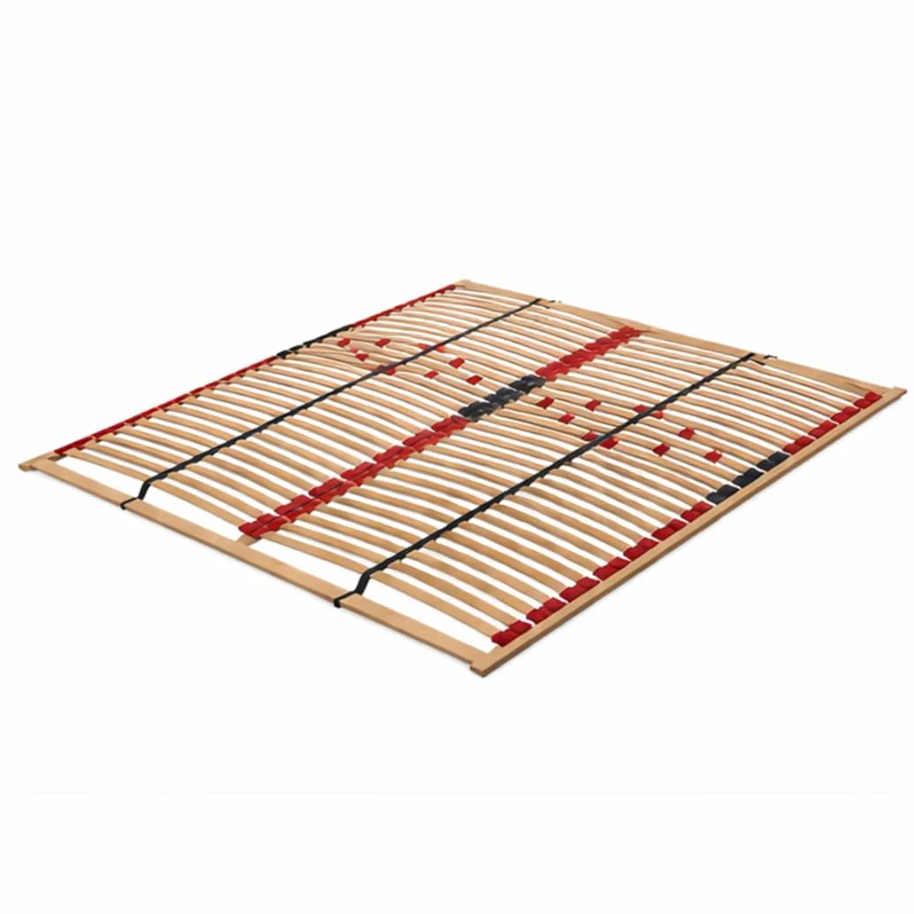 Stelaż do łóżka 160x200 drewniany SURFACE STANDARD marki PAN MATERAC z regulacją twardości w strefie lędźwiowej, wykonany z listew brzozowych, do samodzielnego montażu