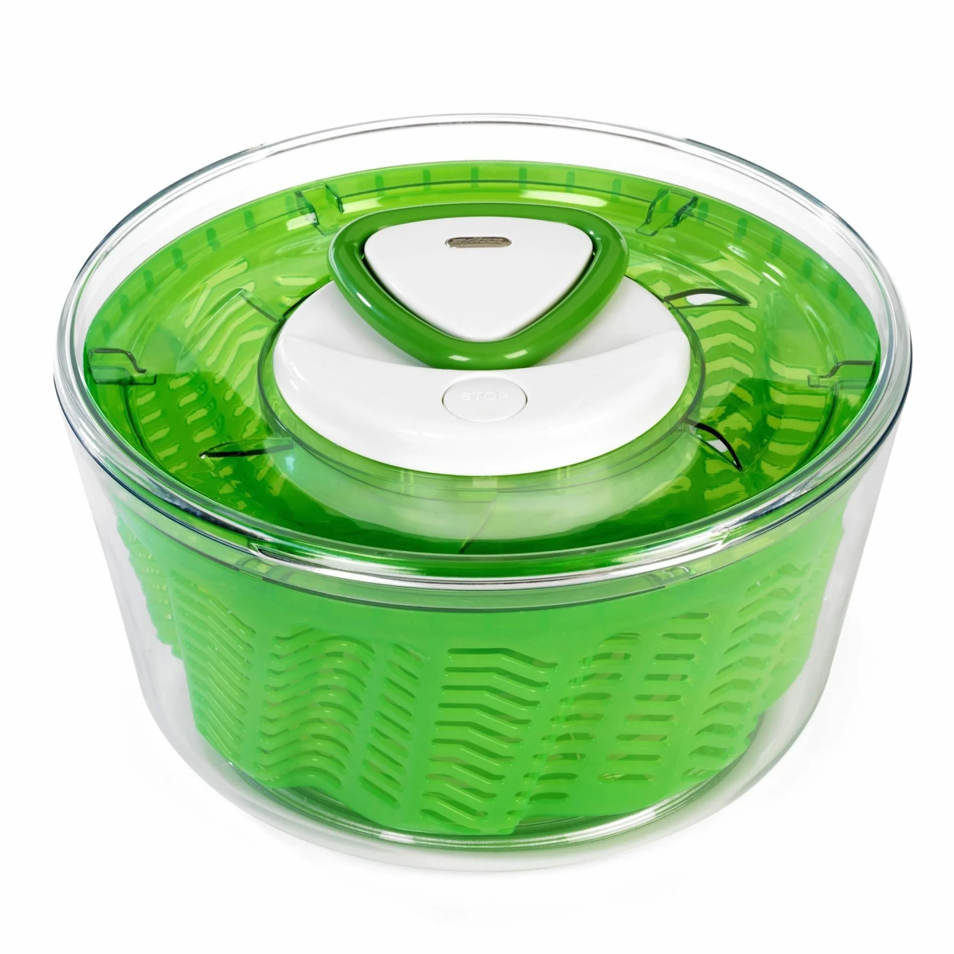 Zyliss Easy Spin 2 Salad Spinner, duża pojemność 6 l, plastik, zielony, unikalna technologia AquaVent™, zwijany przewód i system hamulcowy, antypoślizgowa podstawa/łatwe czyszczenie