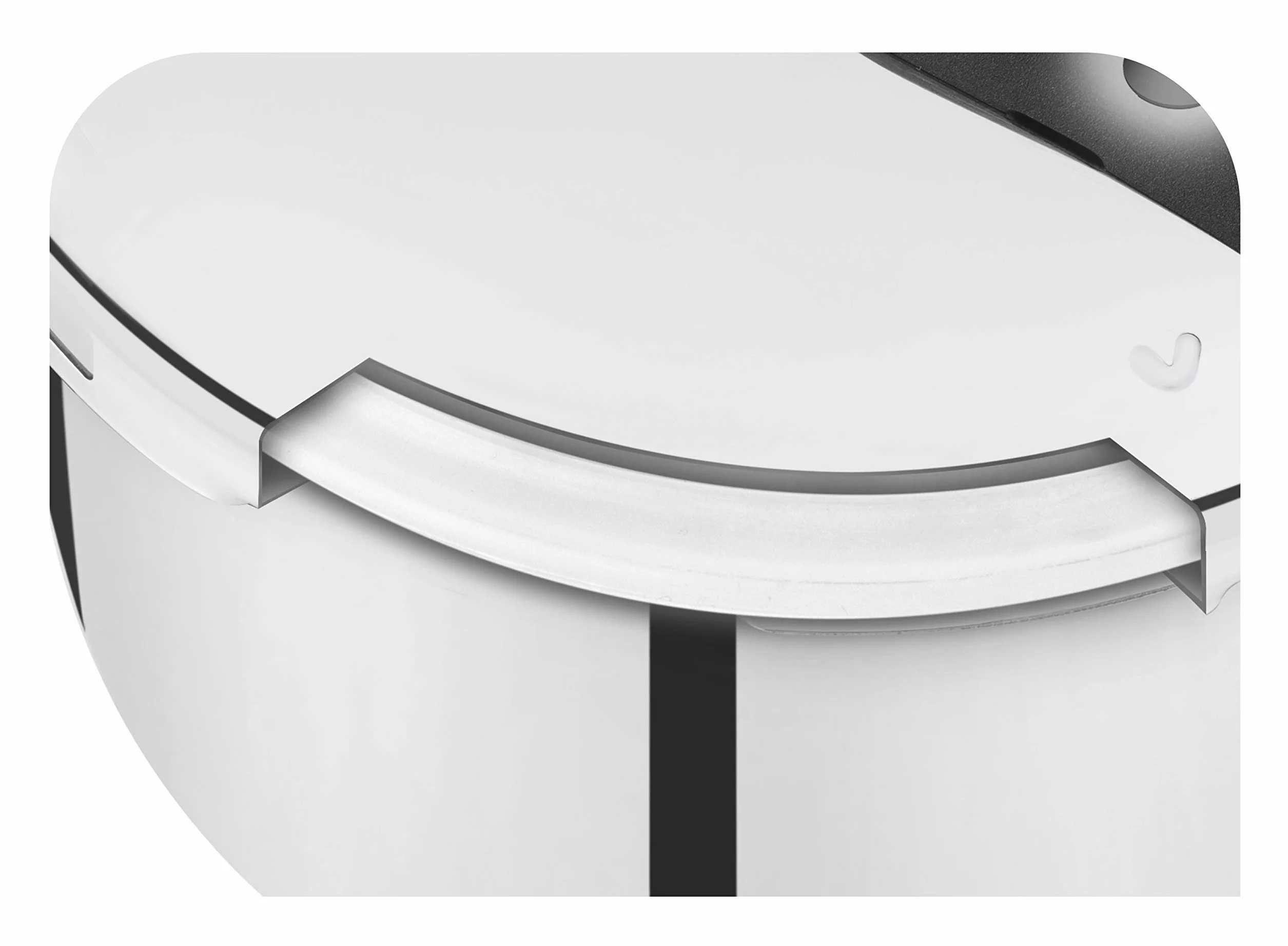 Tefal P25307 Secure Neo Szybkowar pojemność 6 l, dla 4-6 osób, szybkie rezultaty, 2 programy gotowania, srebrny/czarny