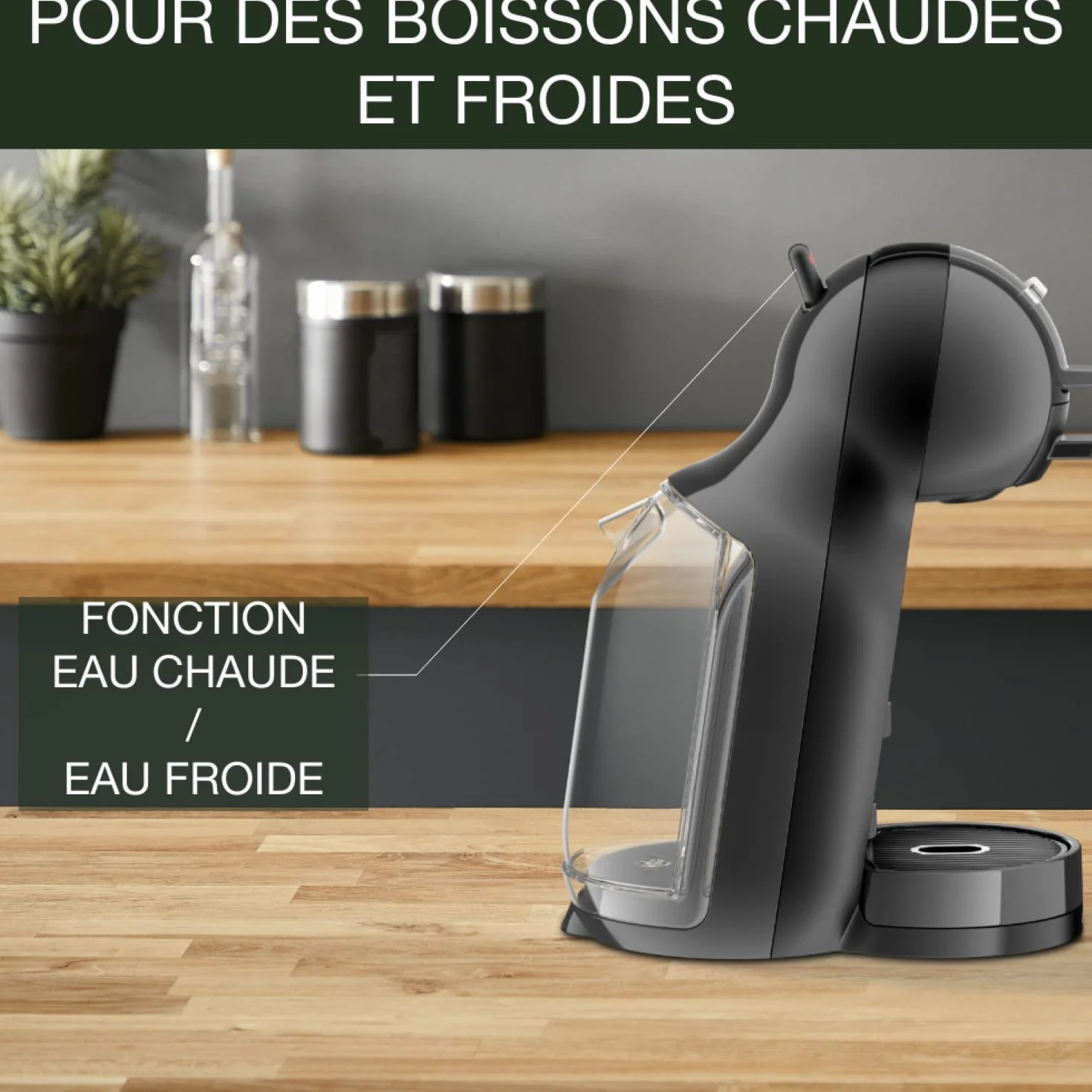 NESCAFÉ DOLCE GUSTO MINI ME by KRUPS automatyczny ekspres do kawy na kapsułki czarny/antracyt