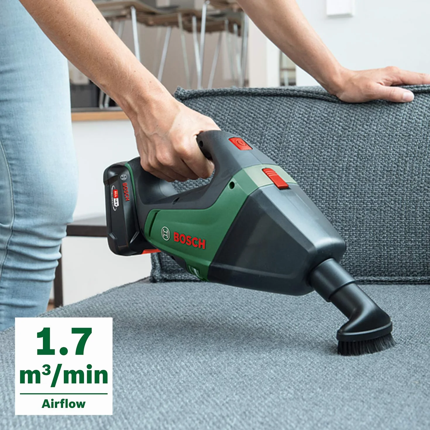 Bosch Home and Garden UniversalVac 18 Handstaubsauger 18 V inkl. Akku (06033B9103)