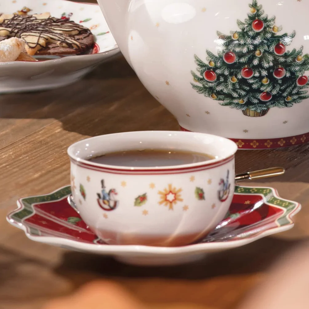 Villeroy & Boch Toy'S Delight Spodek, Porcelana, Czerwony/Biały, 16,5 cm