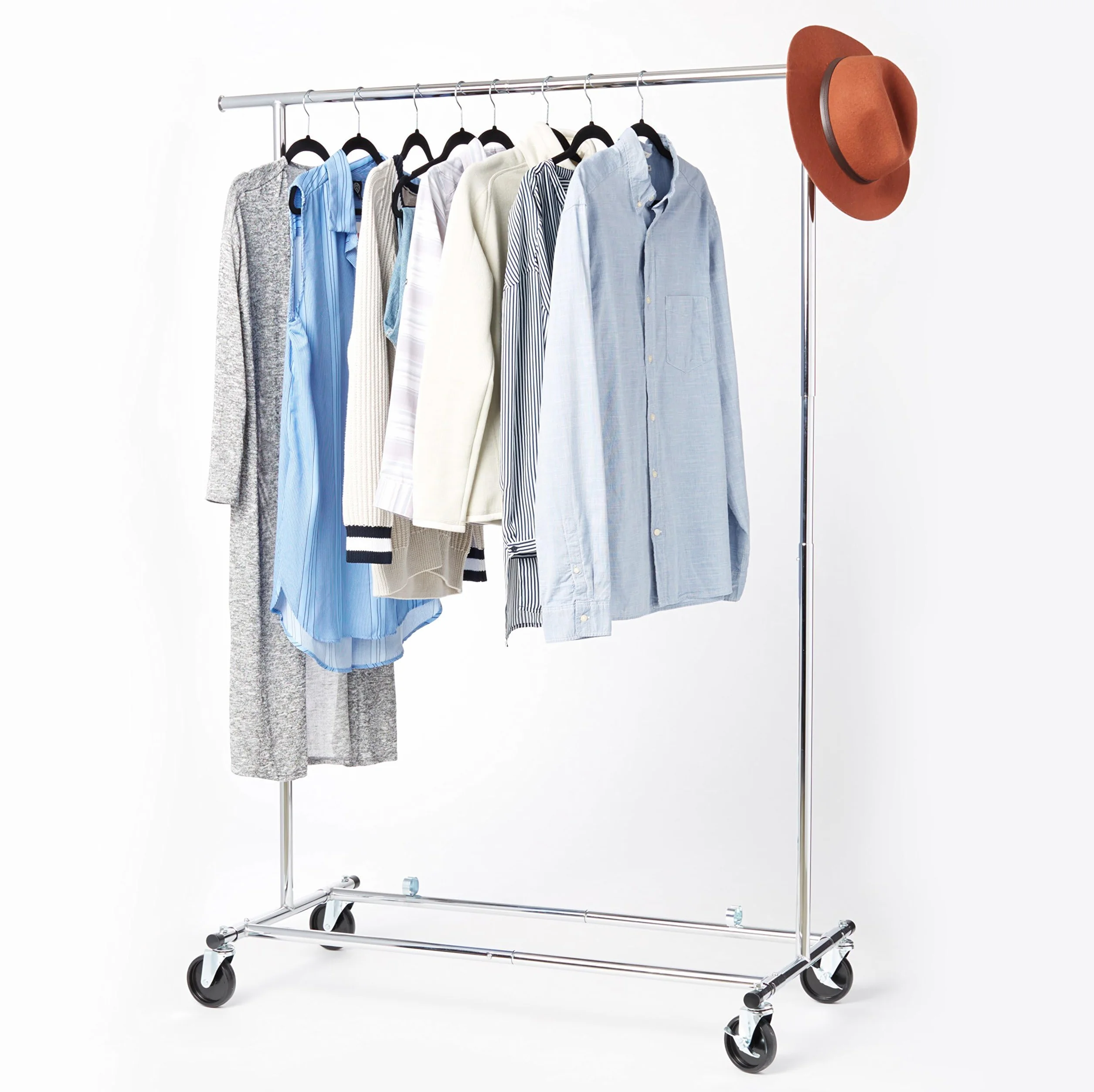AmazonBasics wieszak na ubrania - chrom
