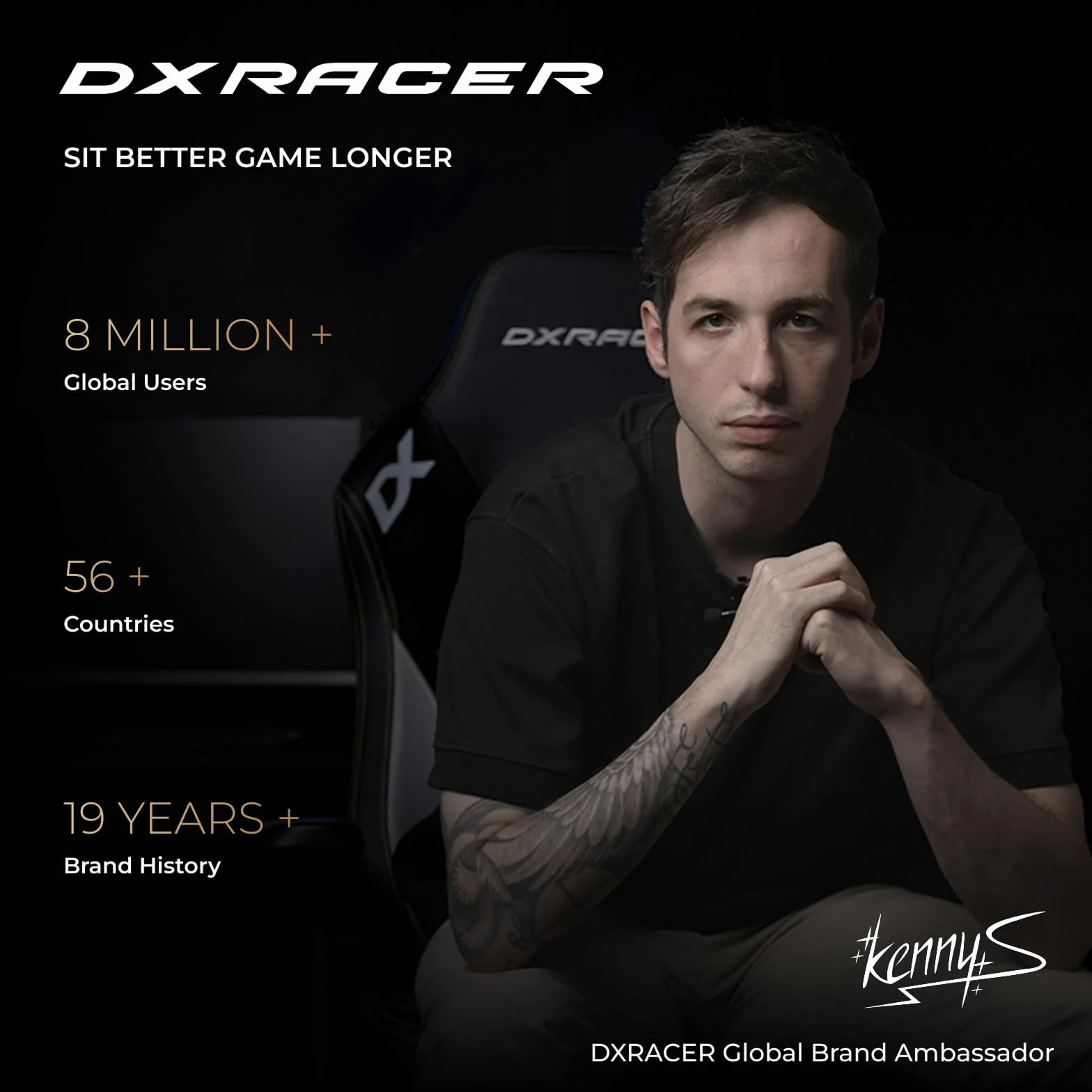 DXRacer PRINCE L Czarny & Czerwony Fotel Gamingowy PVC Skóra