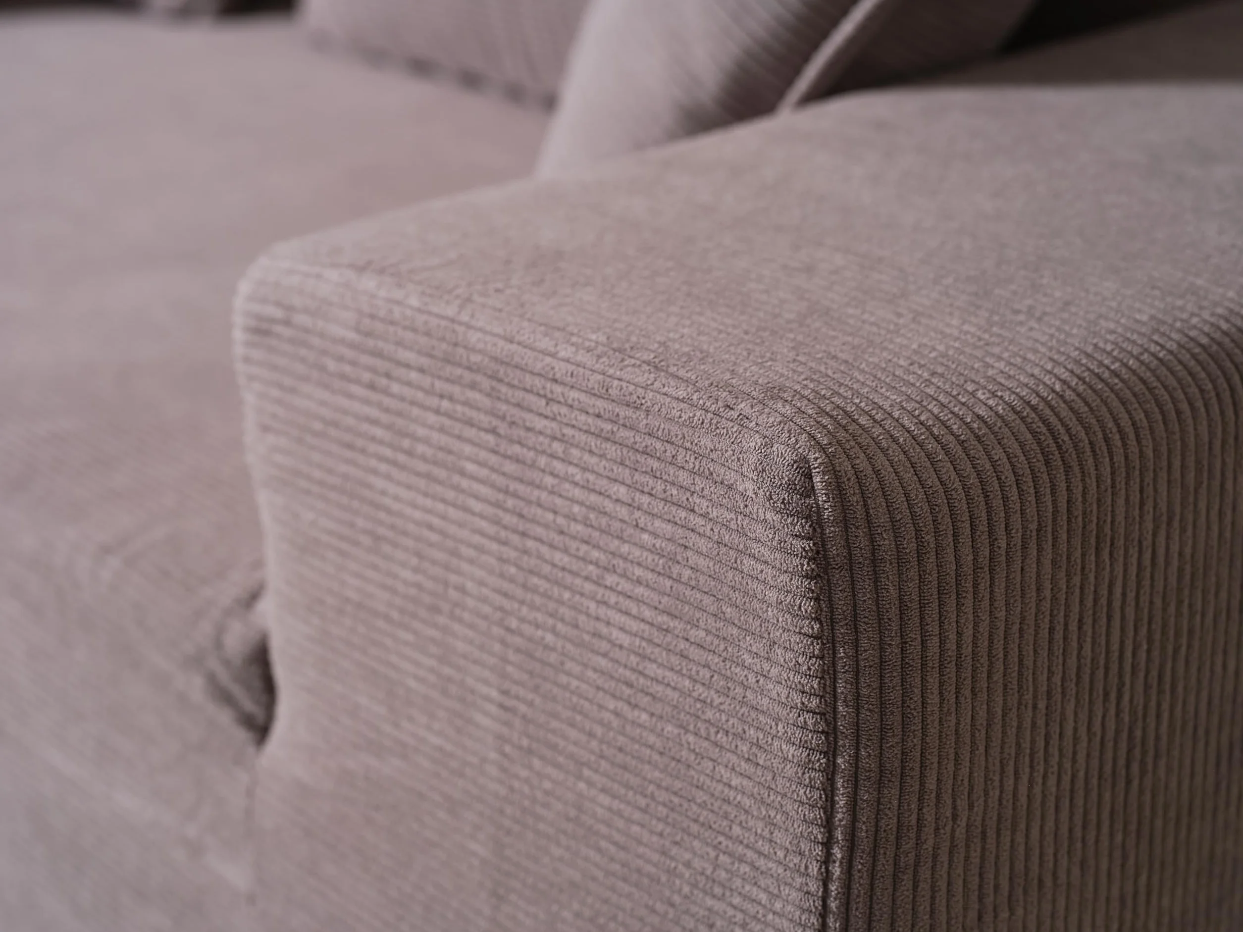 Chic Modular Chaiselongue Prawy Szezlong Pana Jasnoszary Skompresowana Pianka