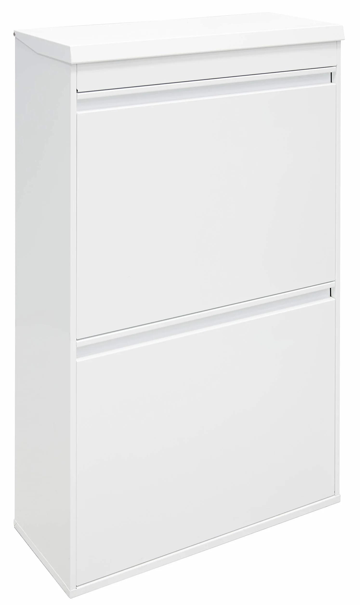 ARREGUI Top CR621-B system segregacji śmieci ze stali z pudełkiem do przechowywania z pokrywką | 4 przegródki do kuchni | 4 pojemniki na śmieci | wyjmowany kosz wewnętrzny z uchwytem | 4 x 17 l (68 l)