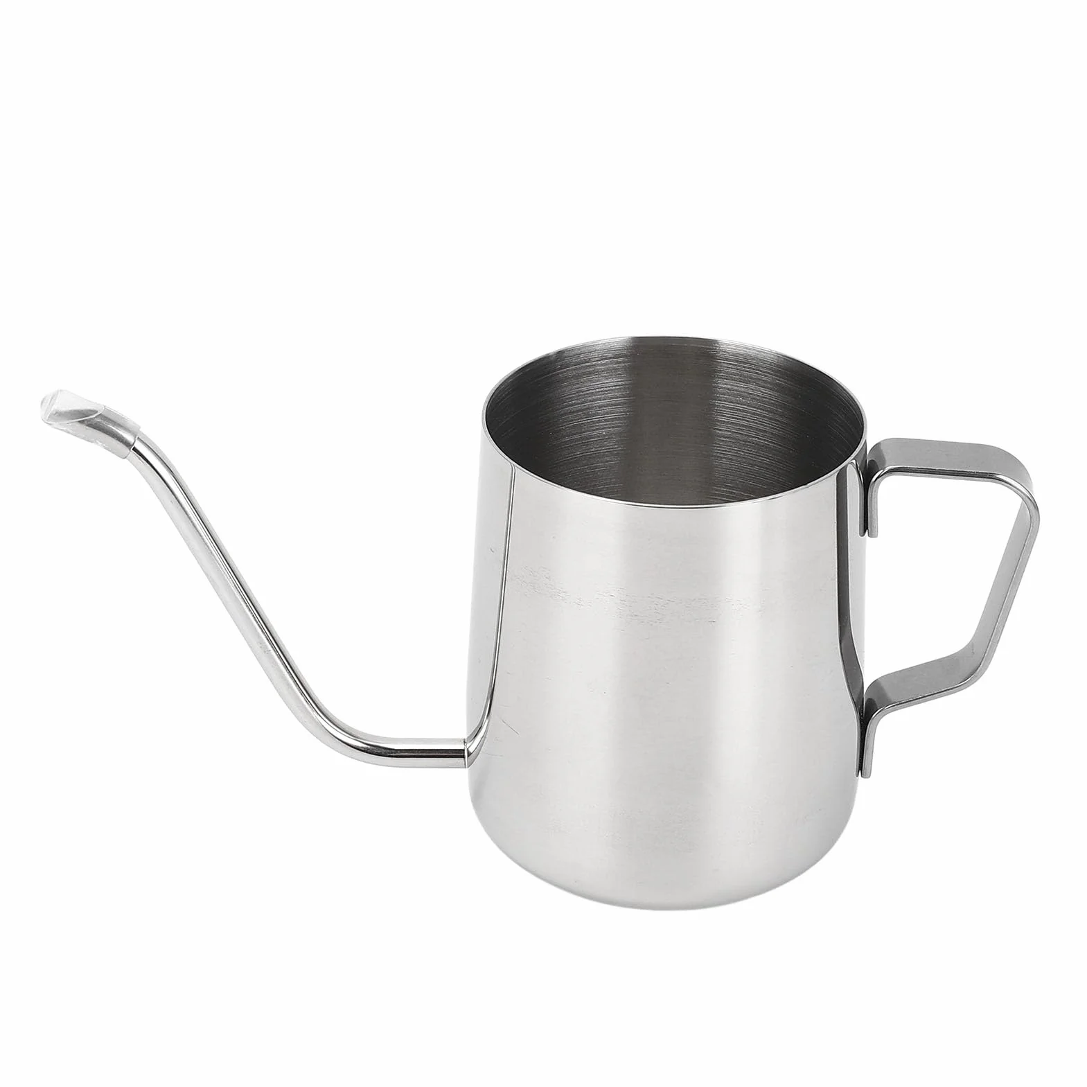 Czajnik do parzenia kawy, 350 ml ze stali nierdzewnej z gęsią szyjką, długi wylew do kawy i herbaty, wiszące ucho, podróżny French Press