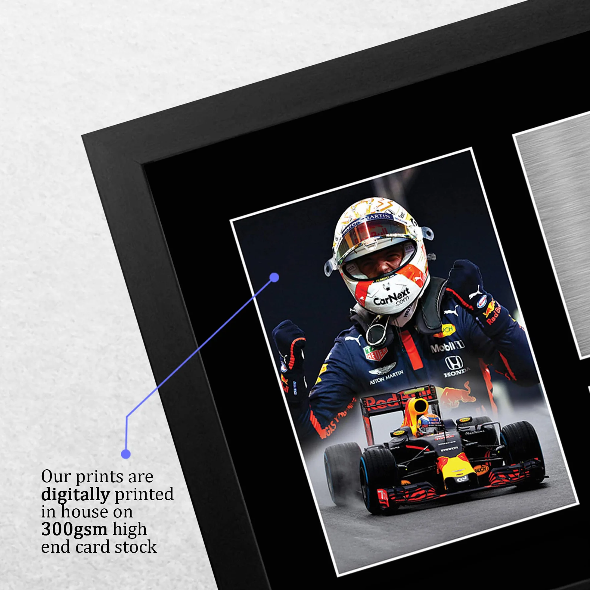 Max Verstappen Formula 1 A4 Framed Signed Photo Autograph Gift F1