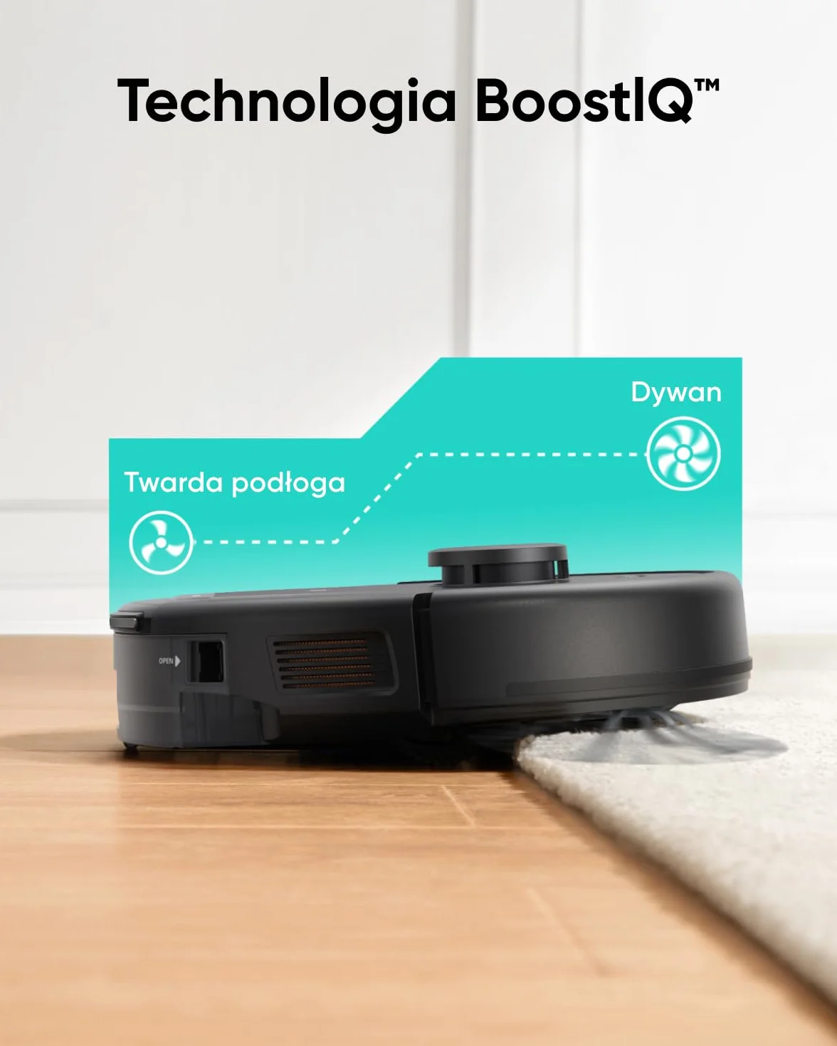 eufy L60 Automatyczny odkurzacz 5000 Pa nawigacja laserowa iPath