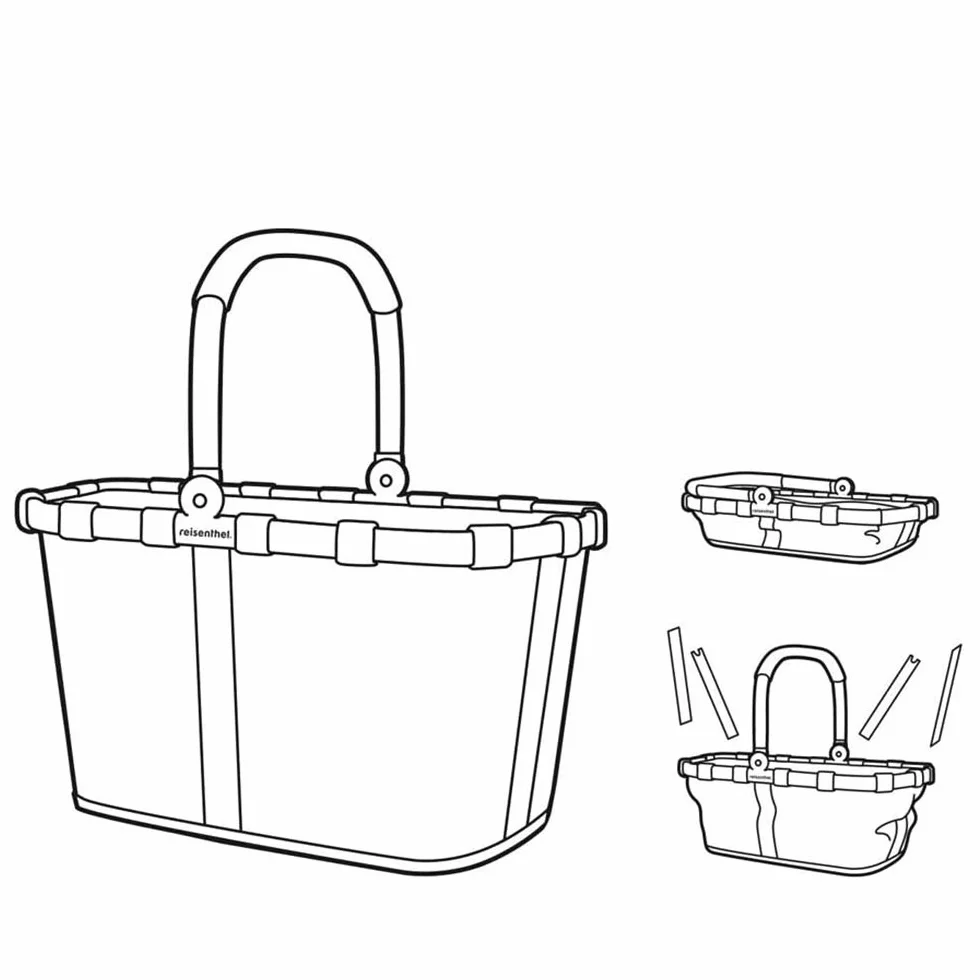 reisenthel Oferta koszyk na zakupy carrybag Plus pasujący pokrowiec, ochrona przed wzrokiem (dżinsy)