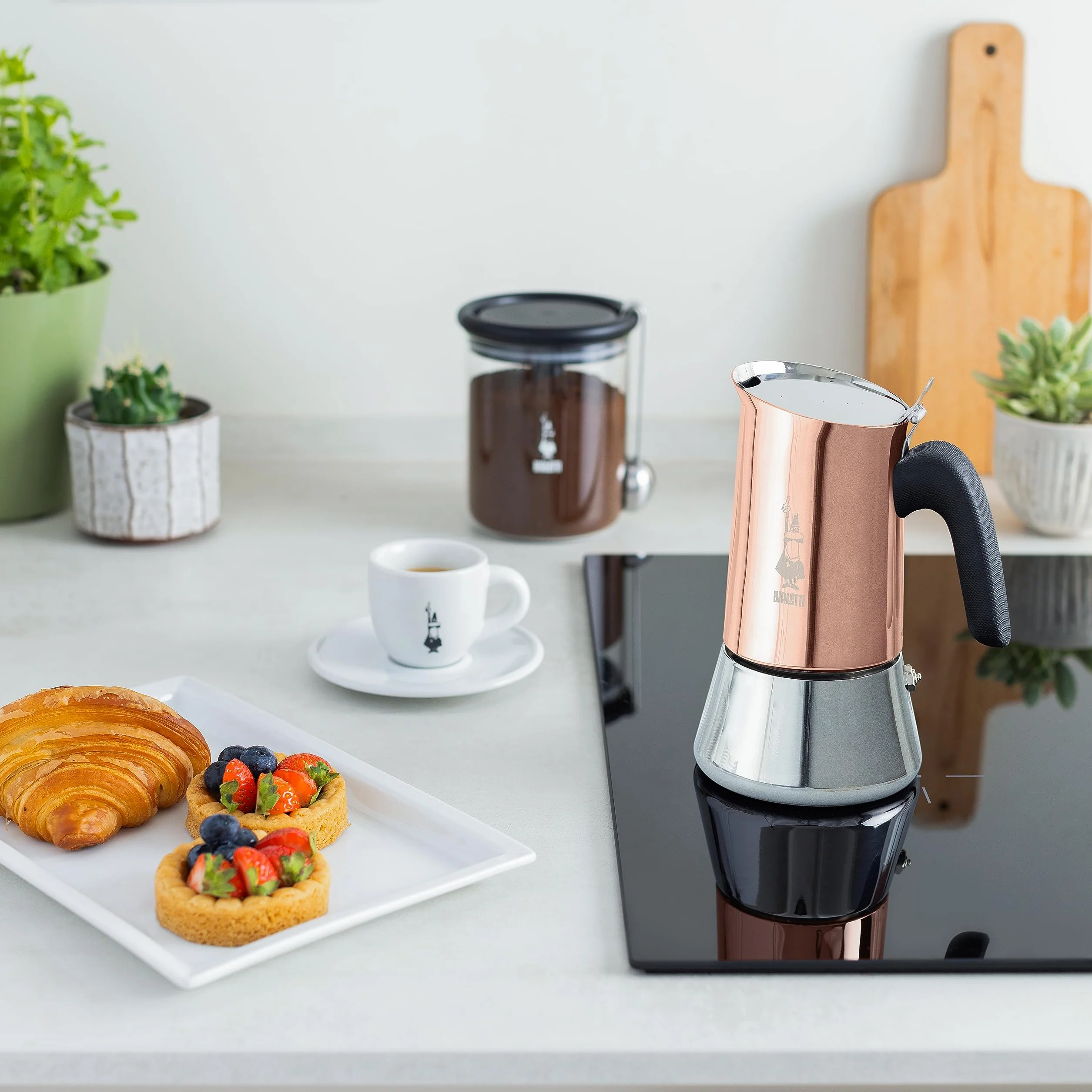Bialetti Venus Kawiarka, Brązowy/Srebrny, 4 Filiżanki