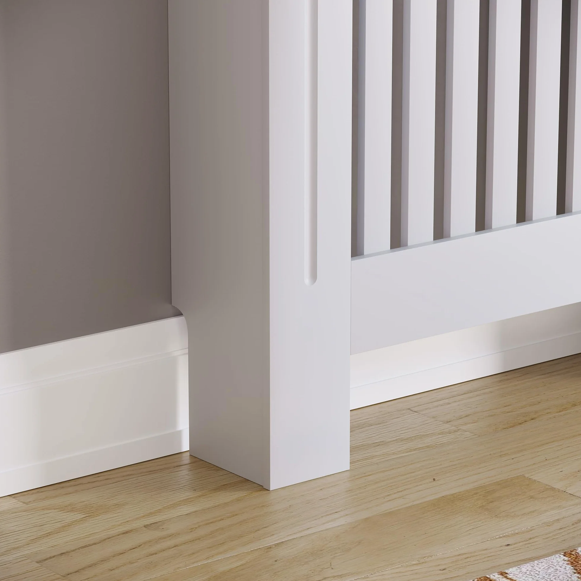 Vida Designs Arlington Osłona Grzejnika, Drewno Inżynieryjne, Biały, Small