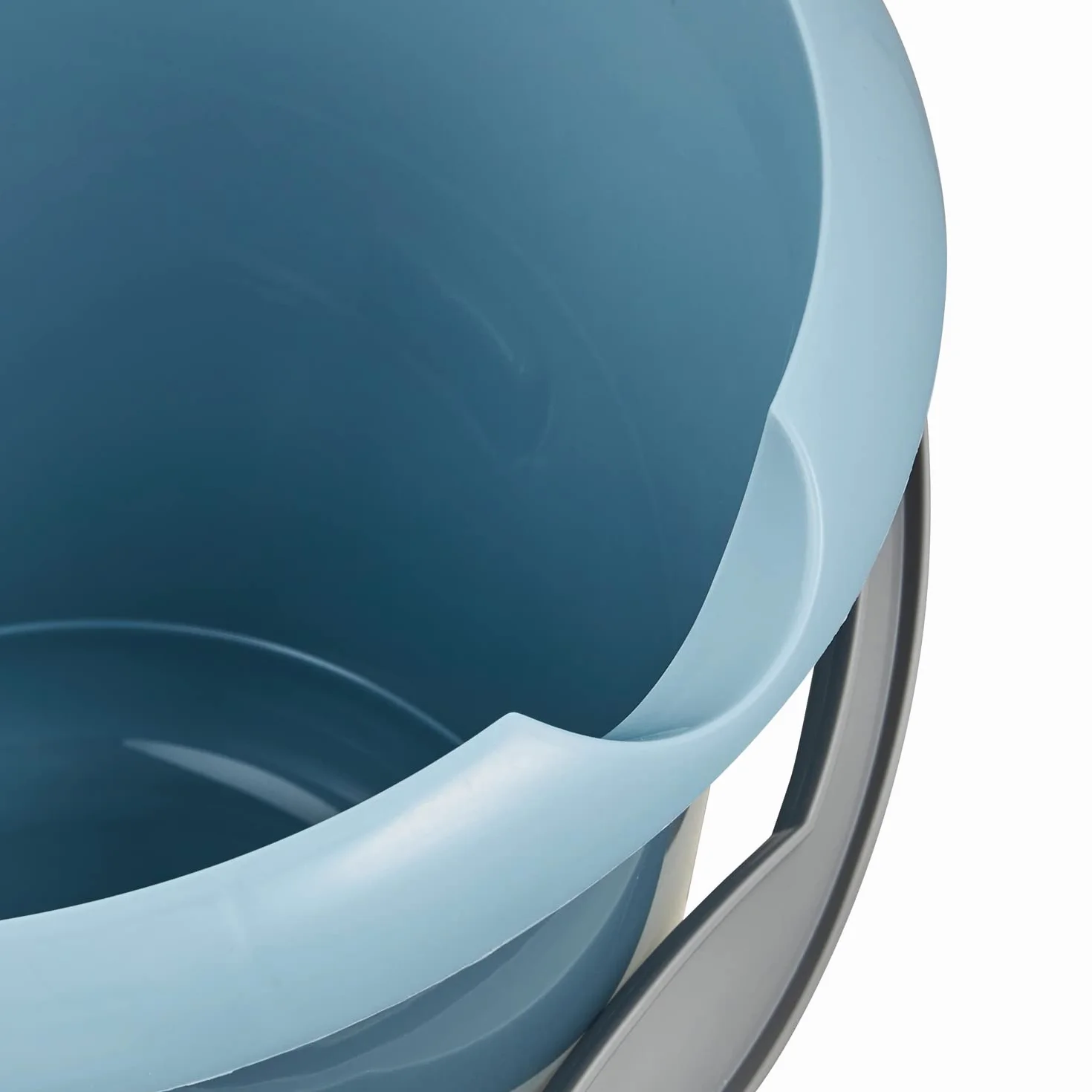Keeeper Eimer 10 l mit Mess-Skala und ergonomischem Griff, Nordic Blue