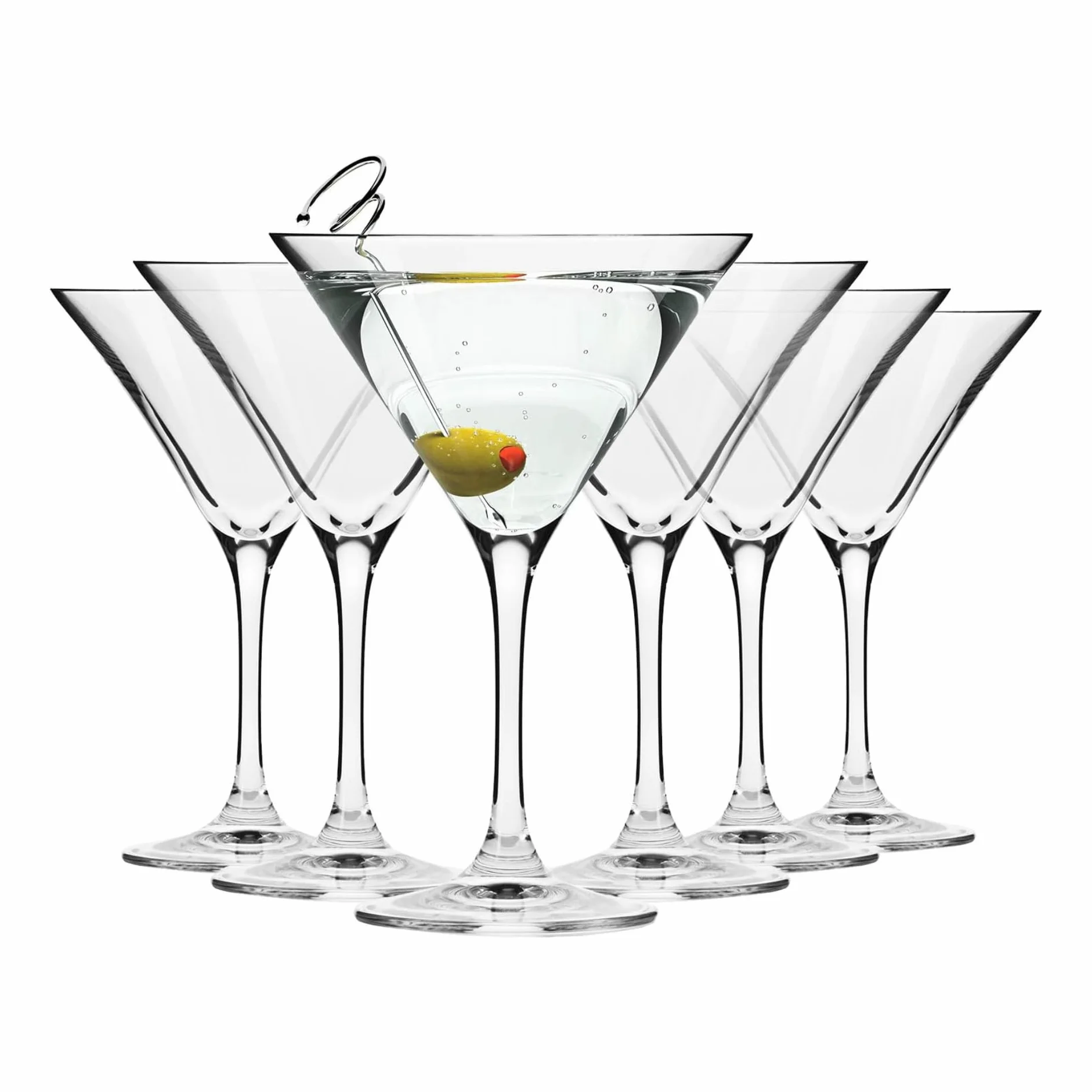 KROSNO Kieliszki do Martini i Innych Koktajli | Zestaw 6 Kieliszków | 240 Ml | Kolekcja Avant Garde | Idealne do Domu, Restauracji i na Przyjęcia | Można Myć w Zmywarce