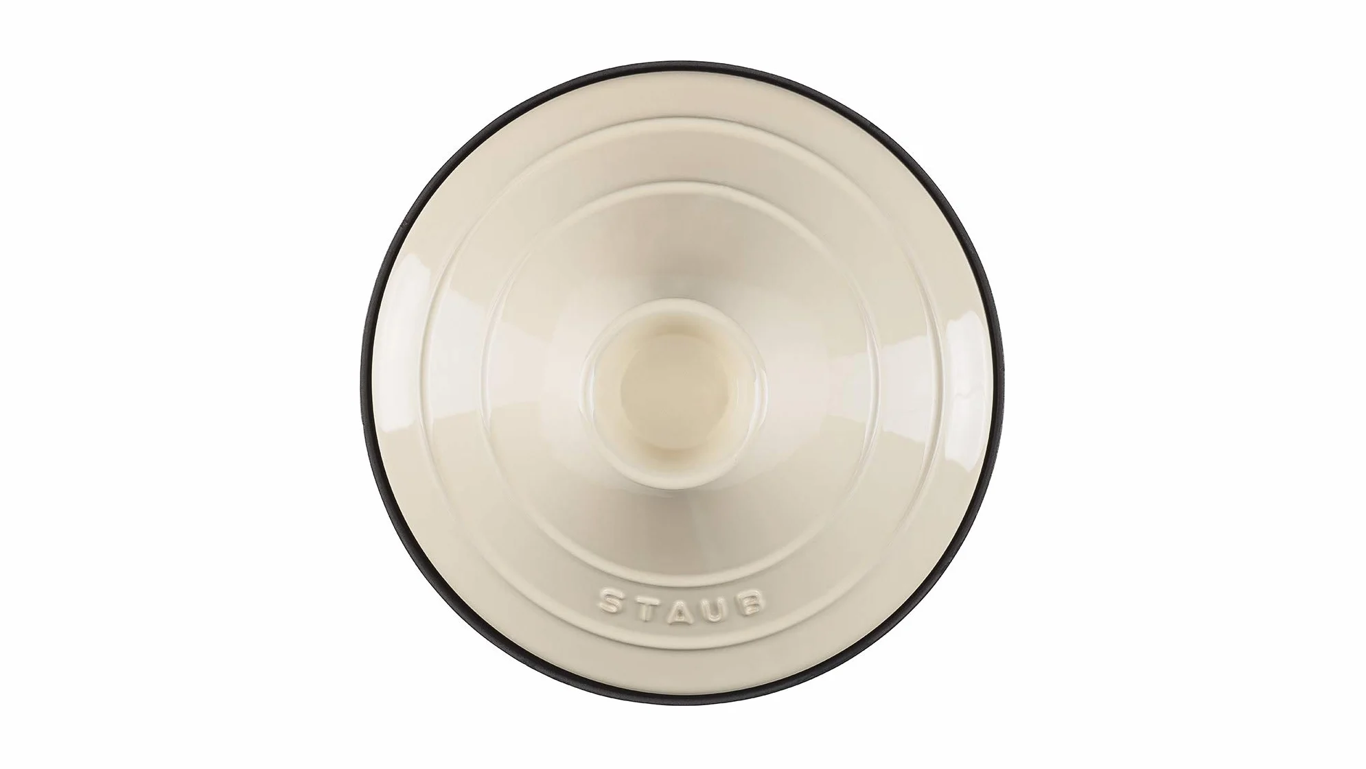 STAUB Żeliwny Tajine 20 cm z ceramiczną pokrywką czarny/kremowy