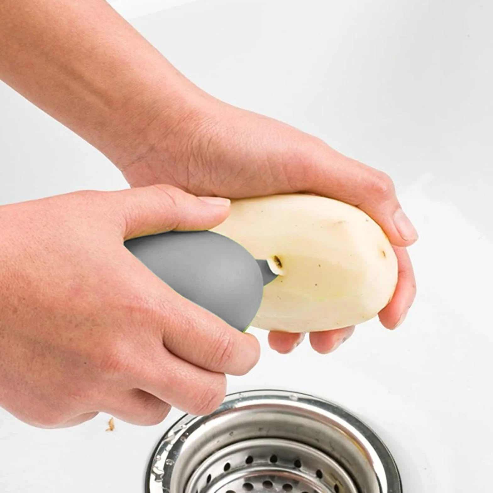 Vegetable Brush Scrubber | Vegetable Cleaning Brush | Soft Veggie Scrubber | Adorable Veggie Scrubber | Fruit Brush Scrubber | Portable Vegetable Brush Scrubber For Potatoes, Eggs & Mushrooms