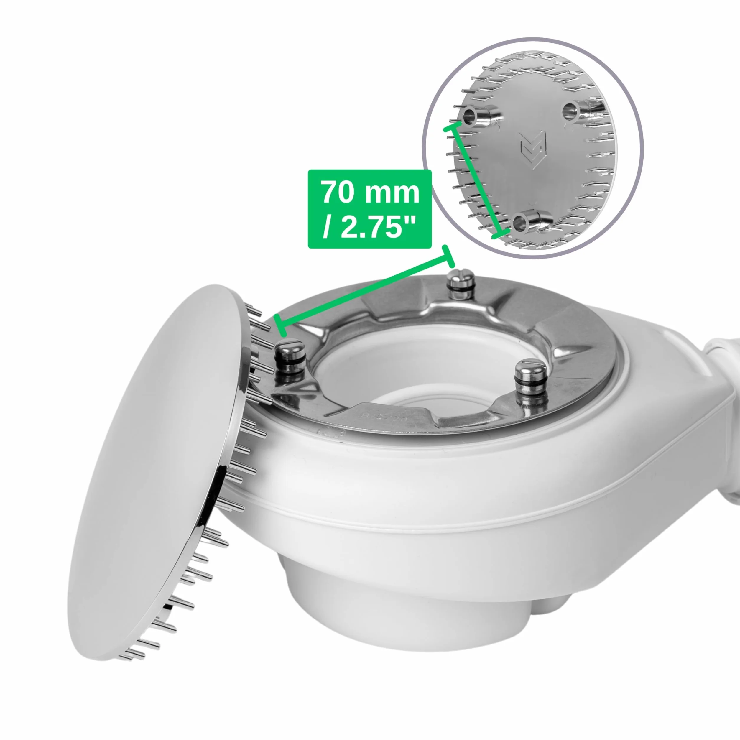 Pokrywa odpływu prysznicowego Viega Tempoplex Ø 115 mm chromowany ABS ASA