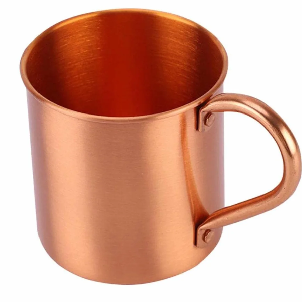 zalati Moscow Mule kubek czysta miedź bez wewnętrznej wkładki do koktajli kawy piwa mleka wody