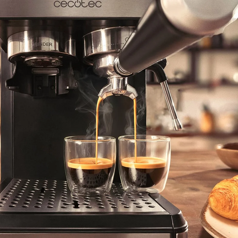 Cecotec Ekspres do kawy Power Espresso 20 Grind Fresh 1350W 20 barów ekran dotykowy 1,7 l