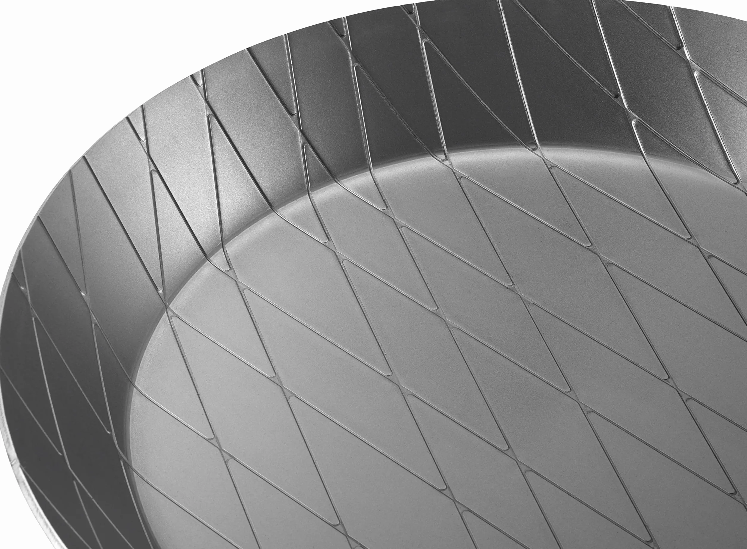 ZWILLING Forge Patelnia Żelazna - Wytrzymała do Specjalnych Smaków Pieczenia, ze Stabilną Podstawą i Wzorem Diamentowym, Ø 28 cm, Srebrna