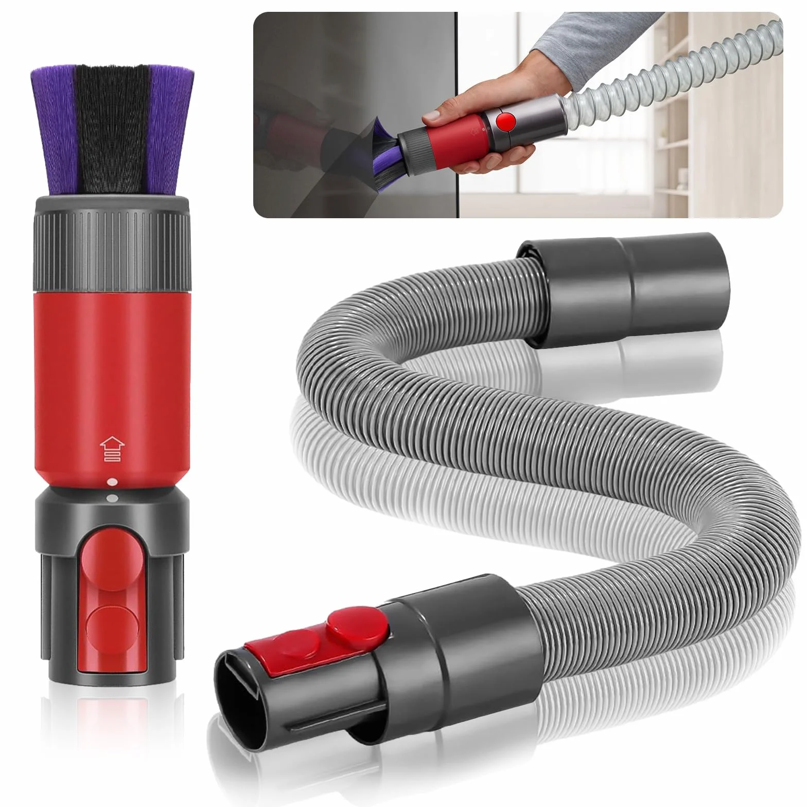 Szczotka do Dyson V7/V8/V10/V11/V15, odporna na zarysowania, akcesoria do odkurzacza