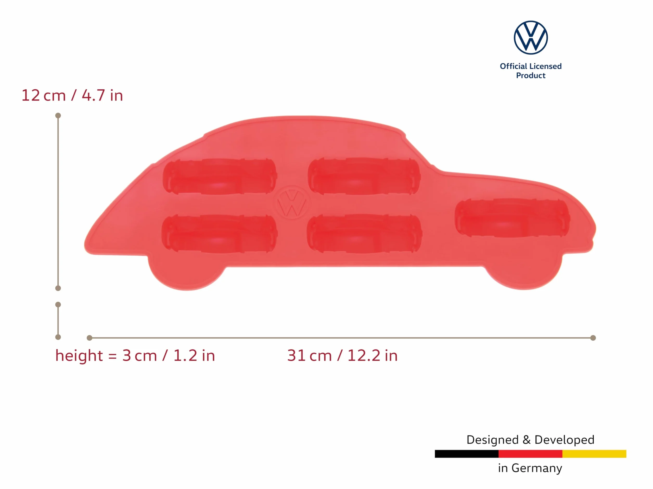 BRISA VW Collection silikonowa forma lodu VW Beetle