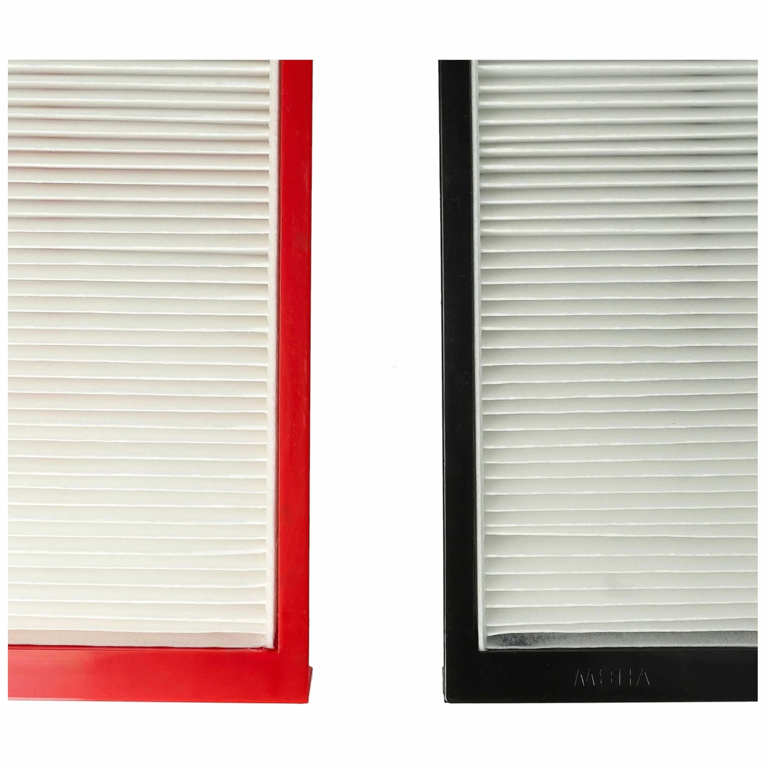 vhbw Zestaw 8 filtrów kompatybilny z systemem wentylacji Zehnder ComfoAir 225, 200 filtrów G4/F7, 29 x 15 x 5 cm, biały/czerwony/czarny