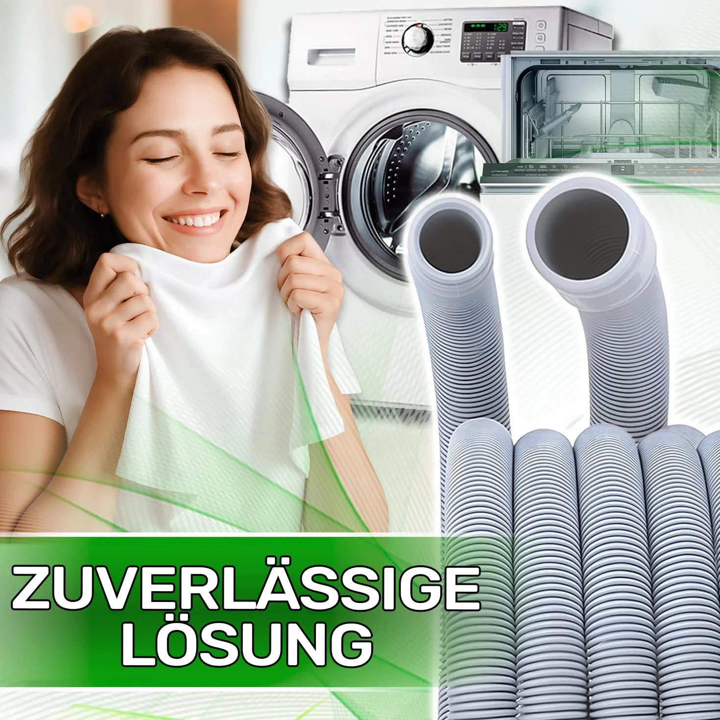 Rura Desague Pralka i zmywarka z uchwytem 2,5 m Ø 19/22 mm z oryginalnym kodem 2803800500 dla Beko 481953028962 dla Whirlpool - 5 lat - ONIX TECH