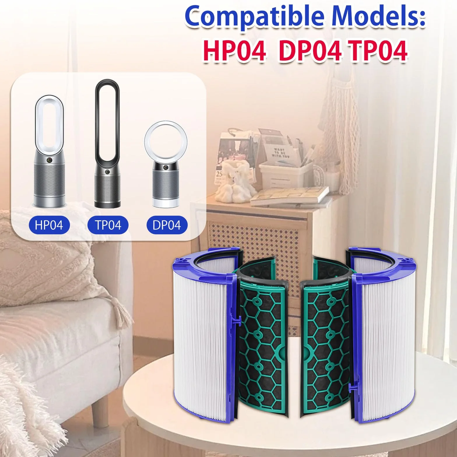 Filtr HEPA do Dyson Pure Cool TP04 DP04 HP04 TP05 HP05 Pure Hot+Cool 969048-03 969048-01