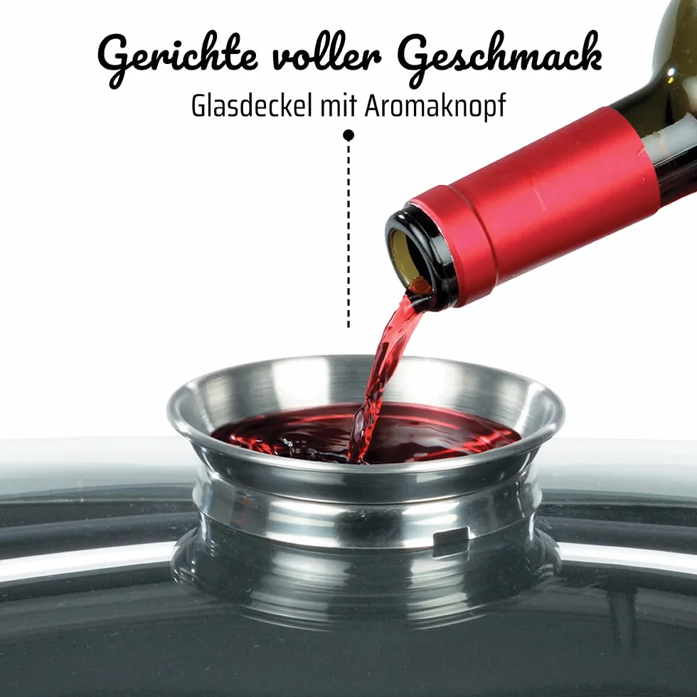 Gsw Gourmet Granit Naczynie Żaroodporne, Czarny, 33 x 21 cm