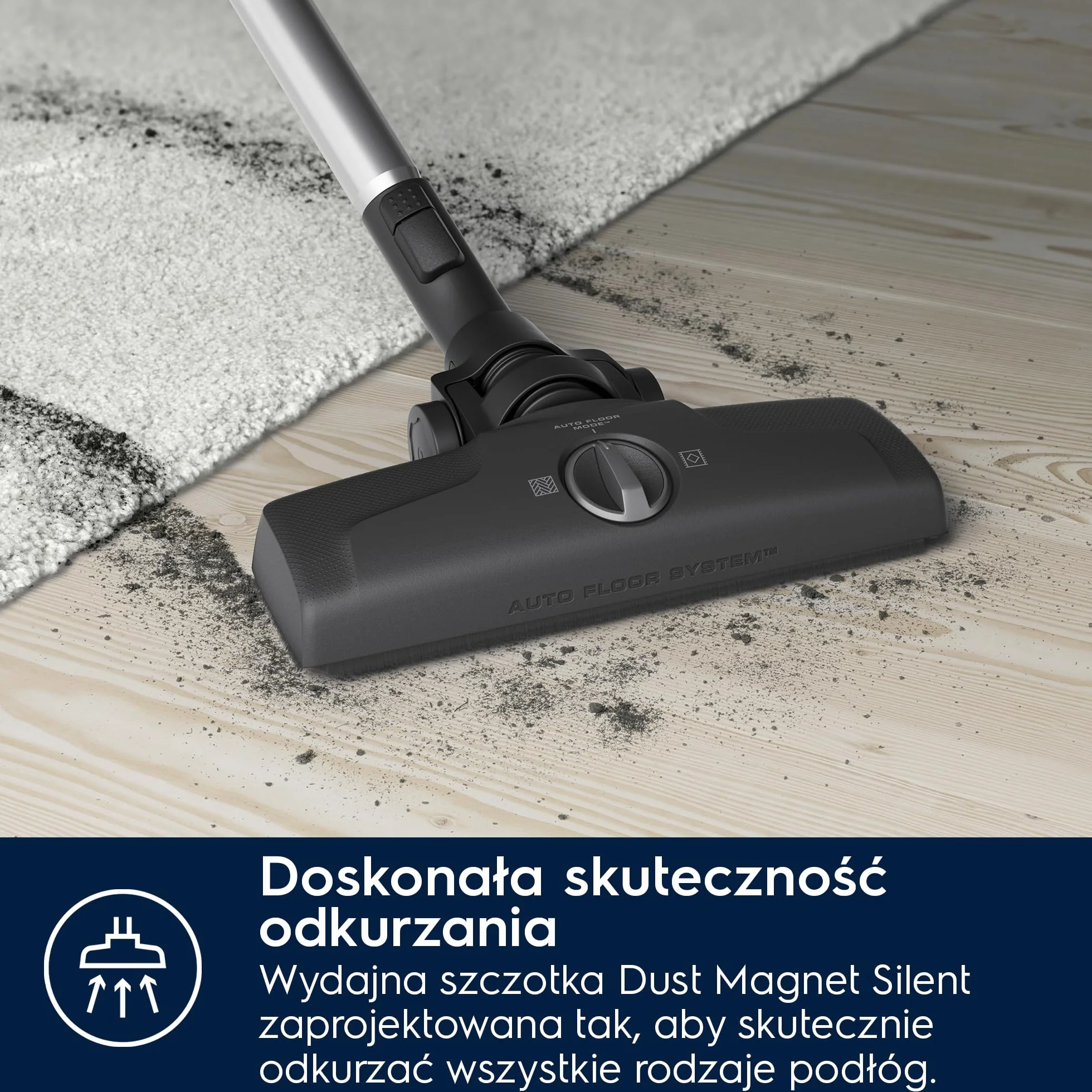 Electrolux Odkurzacz Bezworkowy Animal 600 EL61A4UG, doskonale zbiera sierść zwierząt, 6-cio stopniowa filtracja, technologia cyklonowa, 700W, 1,6L, Szary