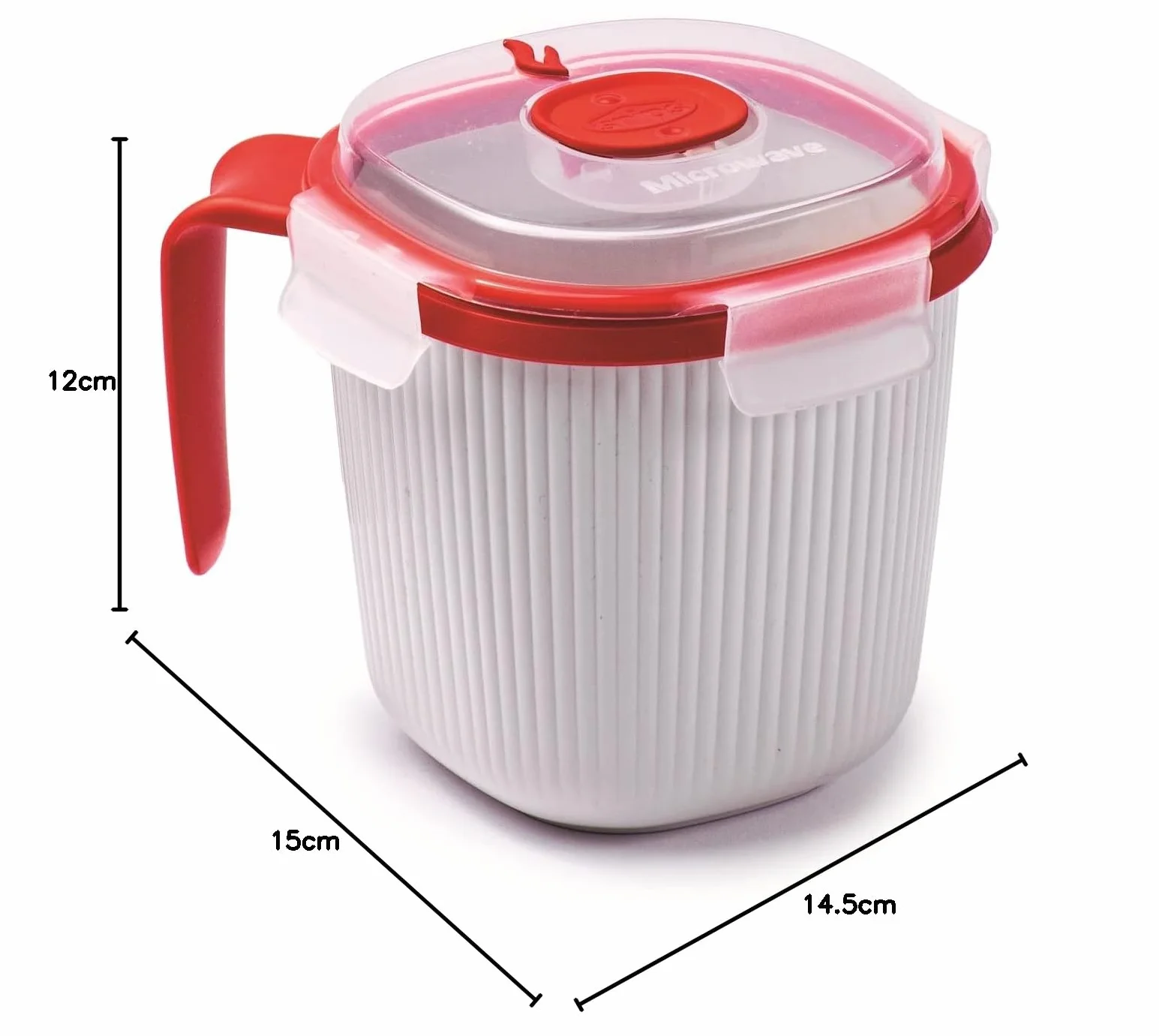 Snips Kubek do gorących napojów i zup do mikrofalówki | 0,70 l | Linia Tempozero | BPA Free | Made in Italy nips biały 14,5 x 14,5 x 12 cm, 0,7 l, tworzywo sztuczne