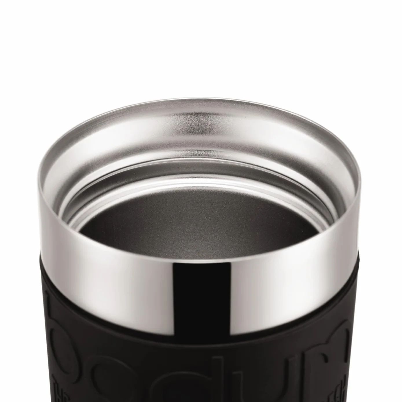 BODUM Travel French Press zestaw ekspresów do kawy, stal nierdzewna z dodatkową pokrywką, próżniowy, 350 ml, czarny