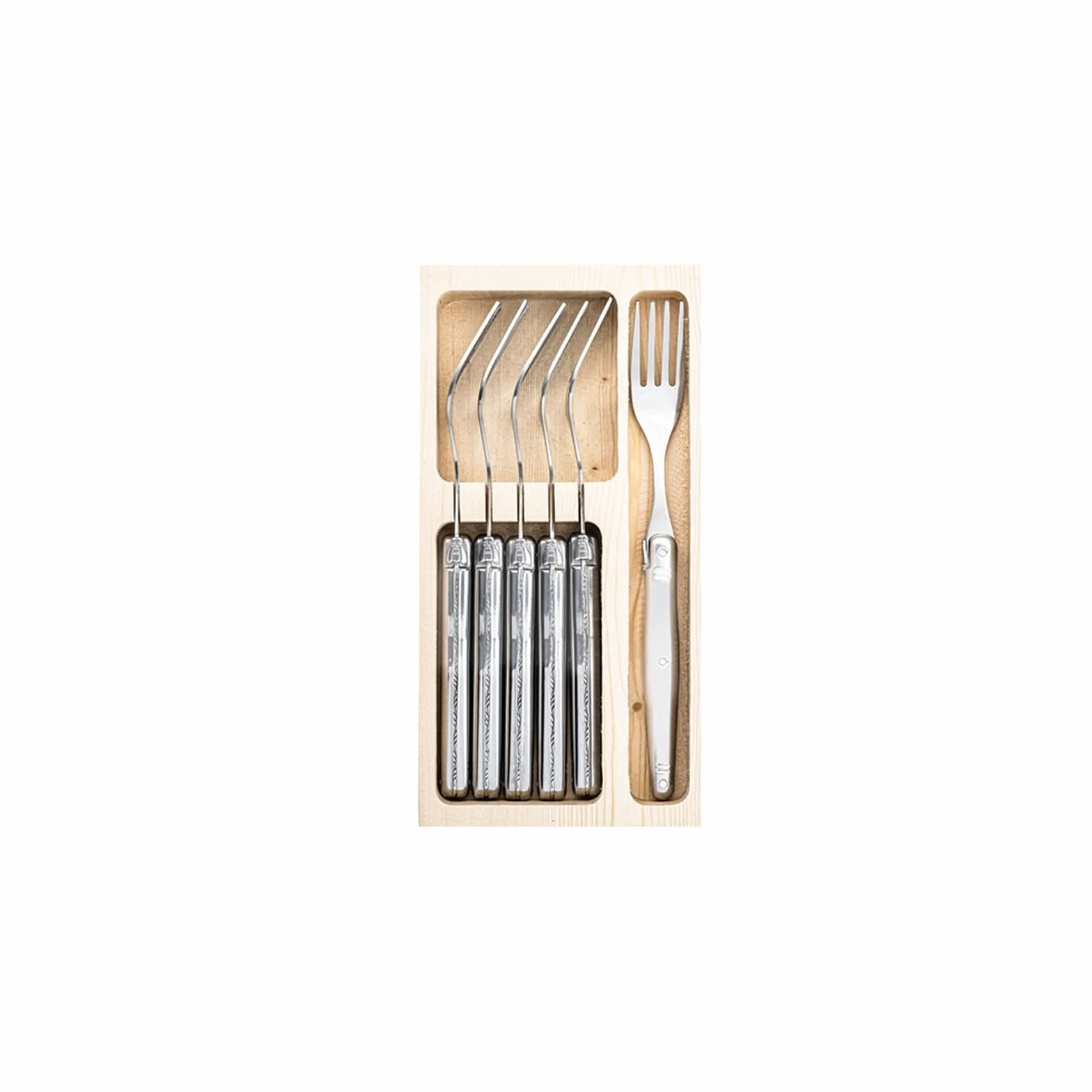 Laguiole Style de Vie Widelce Premium Line, 6-częściowy, stal nierdzewna