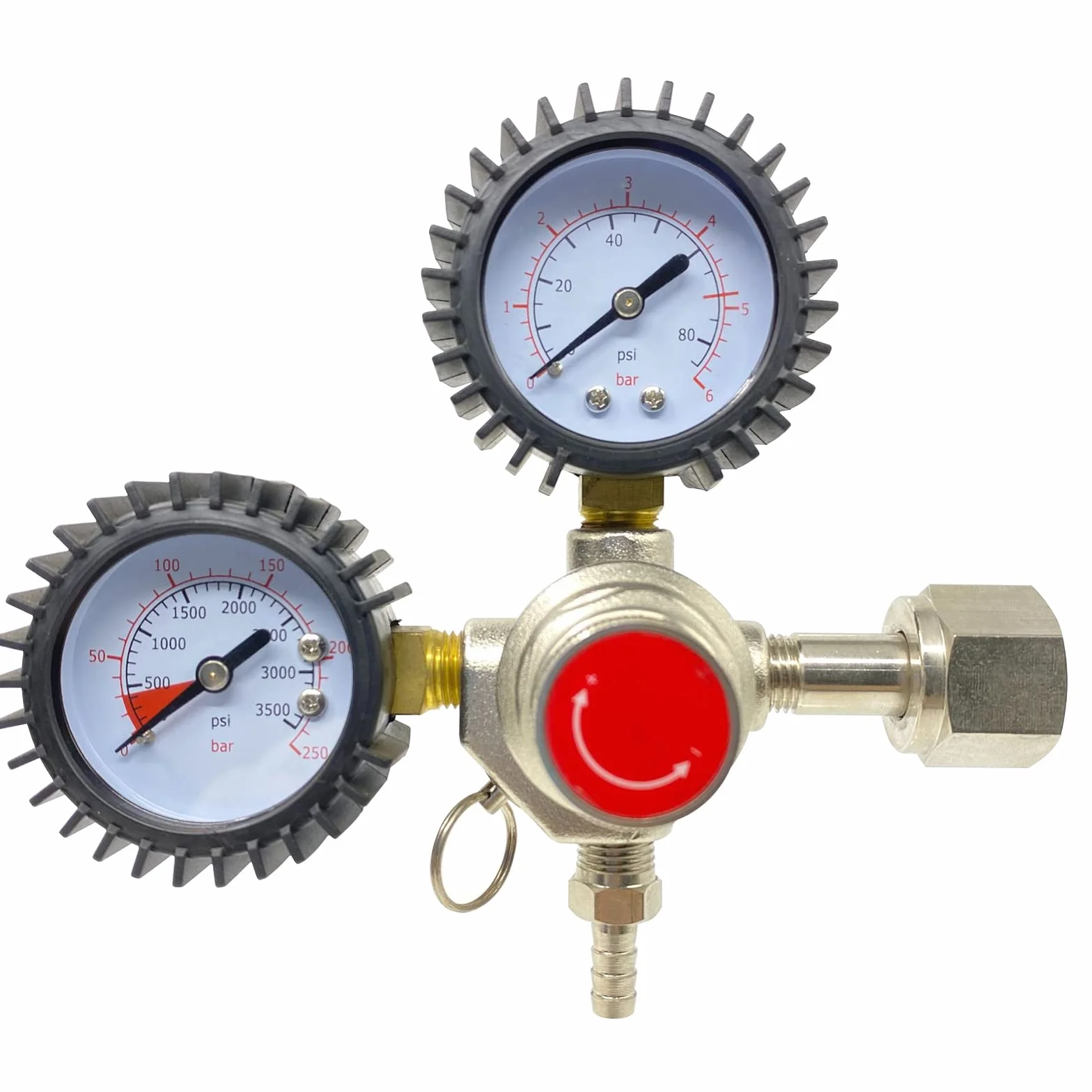 Reduktor ciśnienia, regulator ciśnienia CO2, profesjonalny reduktor ciśnienia CO2, do maszyn do piwa, warzenia piwa, nalewania piwa