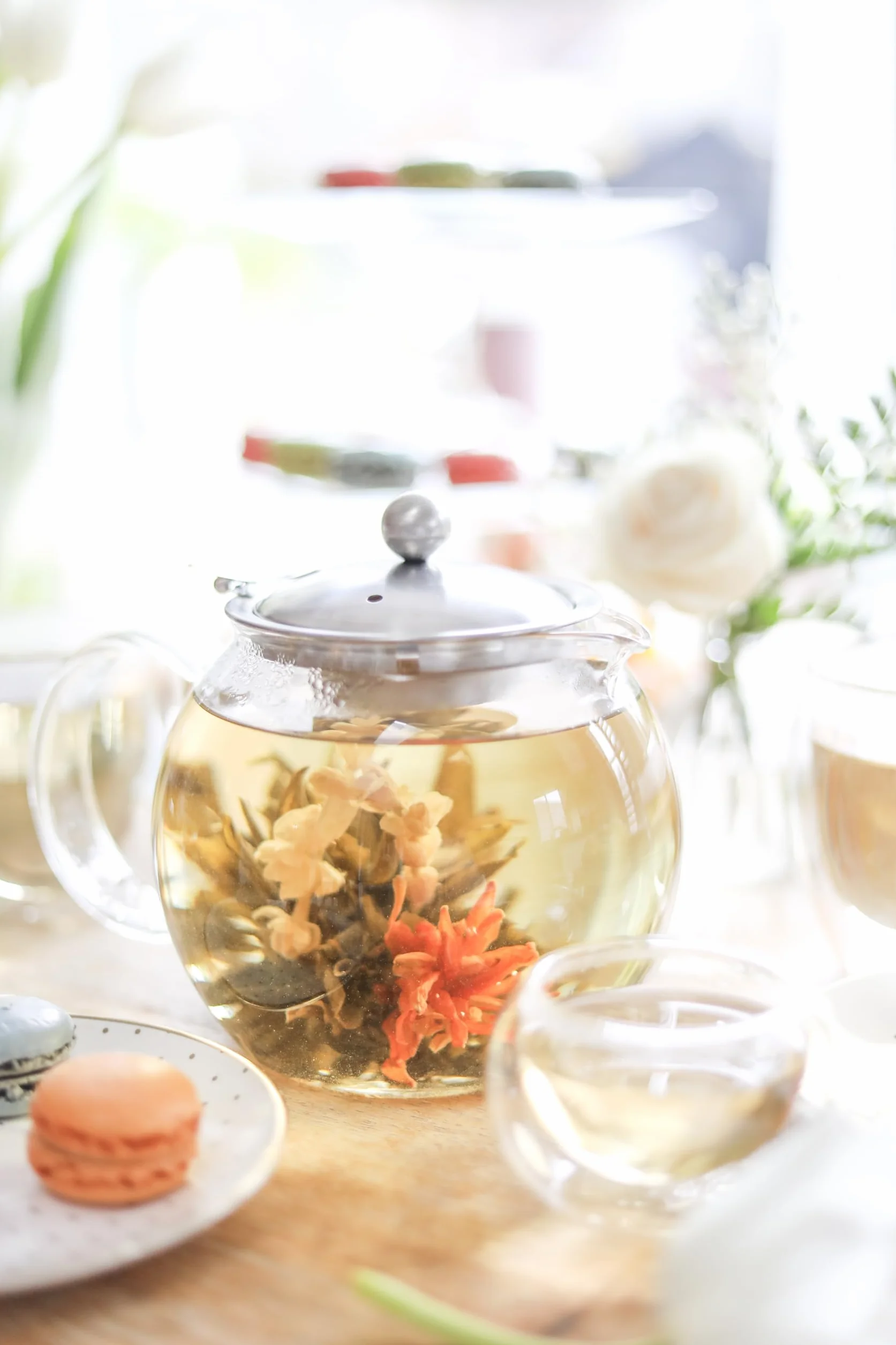 Teabloom Classica - żaroodporny szklany czajniczek 1200 ml - wyjmowany zaparzacz ze stali nierdzewnej 1,2 l
