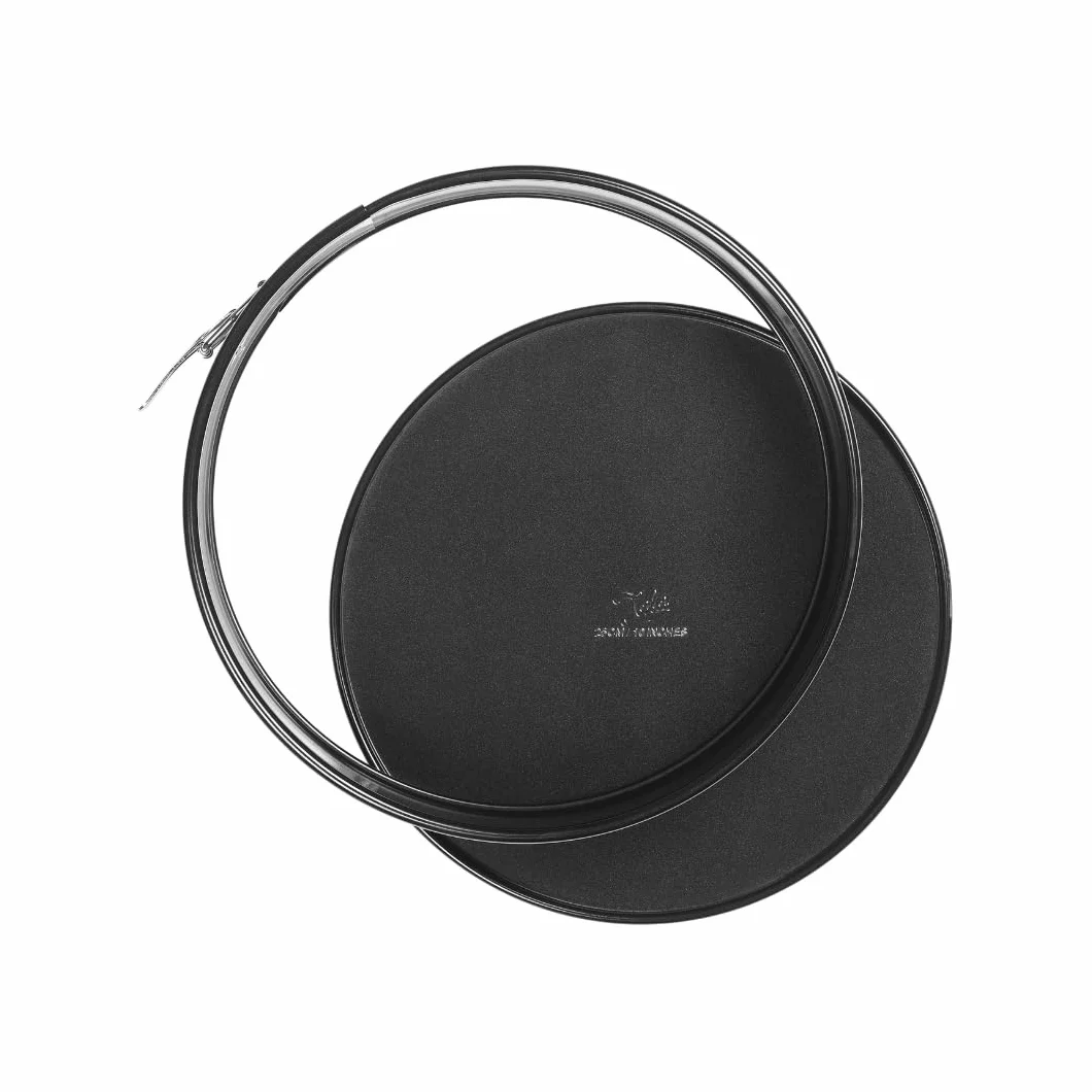 Tala Performance tortownica do ciasta, 25 cm, okrągła, stal węglowa o profesjonalnej grubości z powłoką zapobiegającą przywieraniu Eclipse, luźne dno, łatwa do odklejania, idealna do ciast i ciast
