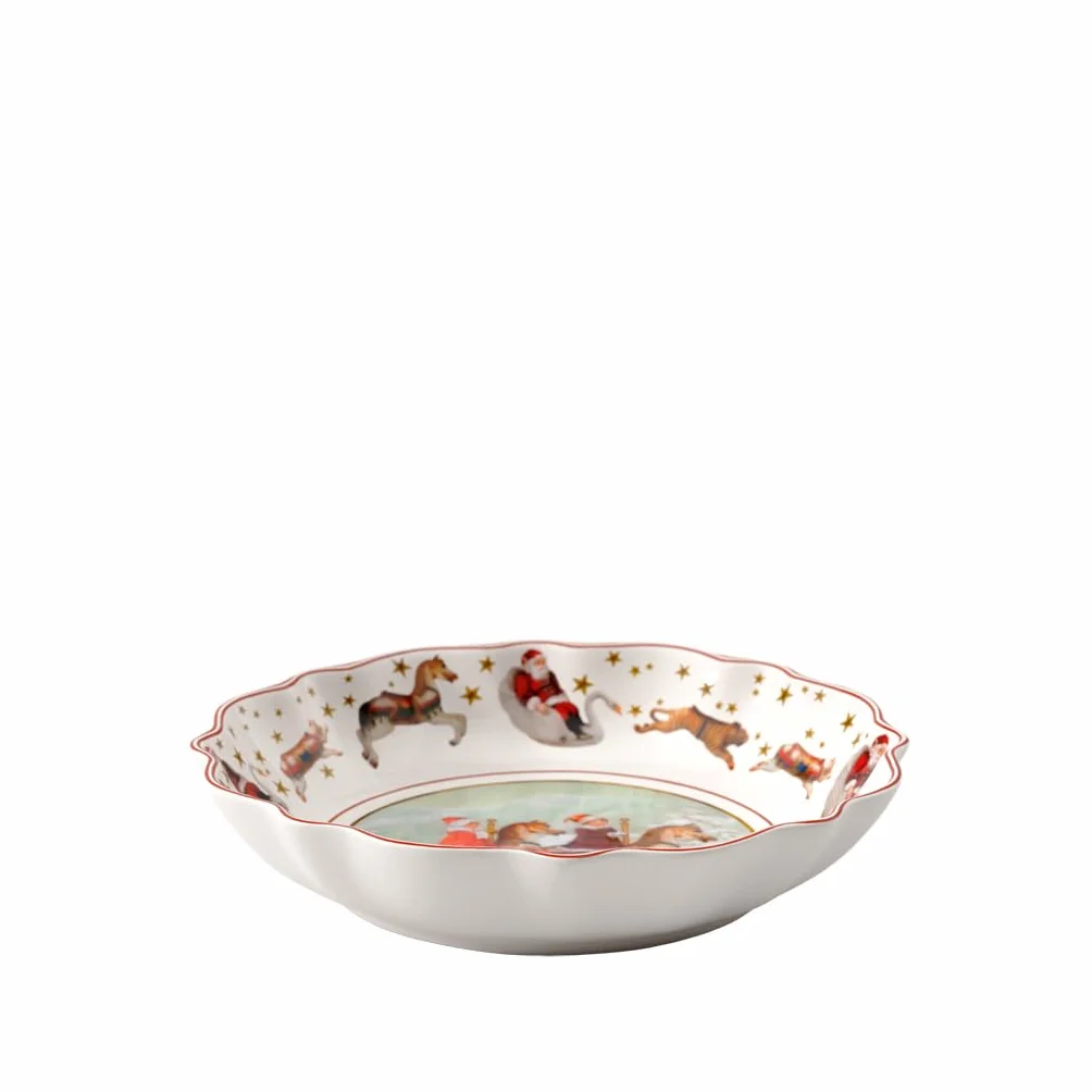 Villeroy & Boch – Annual Christmas Edition, miska mała, edycja 2024, porcelana Premium, ekskluzywny przedmiot kolekcjonerski, 16,5 x 16,5 x 3,5 cm