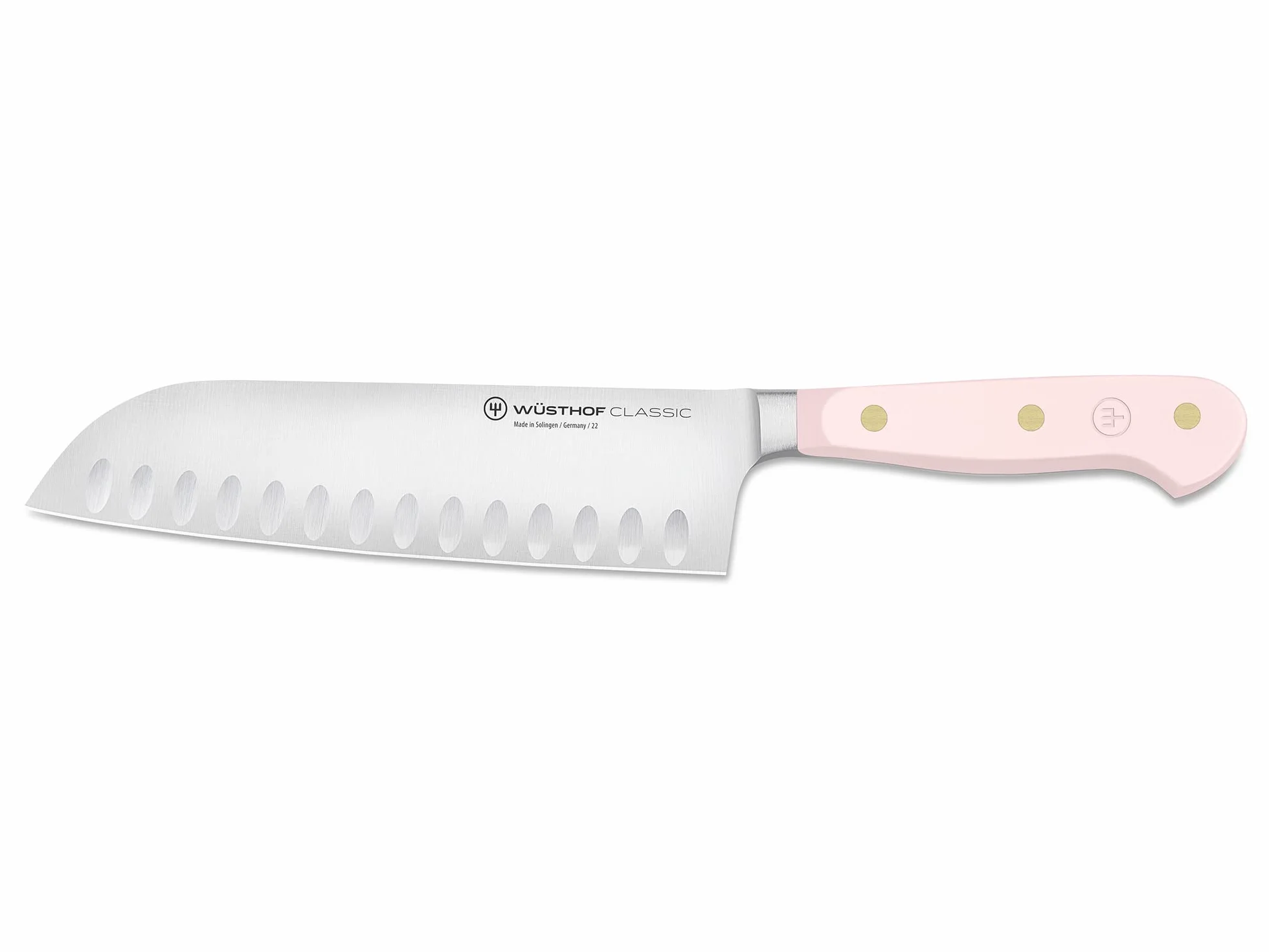 WÜSTHOF Classic Santoku 17 cm, różowa sól himalajska (różowa)