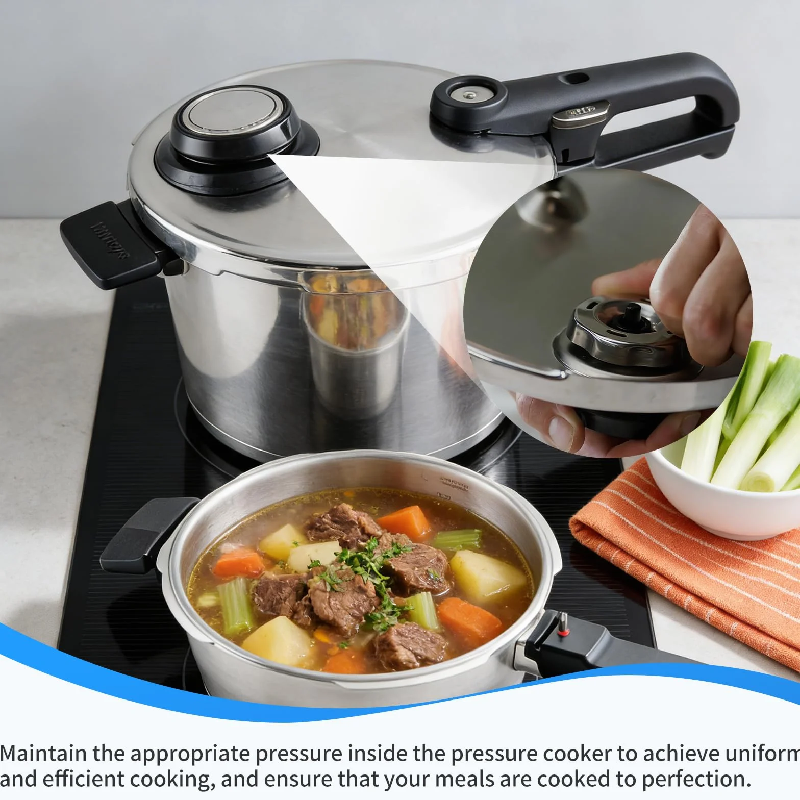 Szybkowar, części zamienne do Fissler Vitavit Premium – Pressure Cooker, membrana silikonowa do szybkowaru Fissler do garnków Vitavit Comfort, membrana zaworowa, silikonowe zawory ciśnieniowe, 3