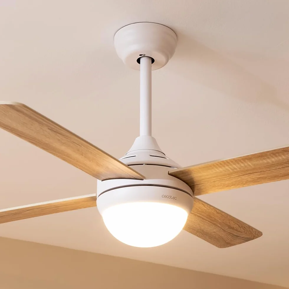 Cecotec Energysilence Aero 4250 DC wentylator sufitowy, 40 W, silnik DC, średnica 42" z 4 odwracalnymi ostrzami, światło LED, pilot zdalnego sterowania, timer, 6 prędkości