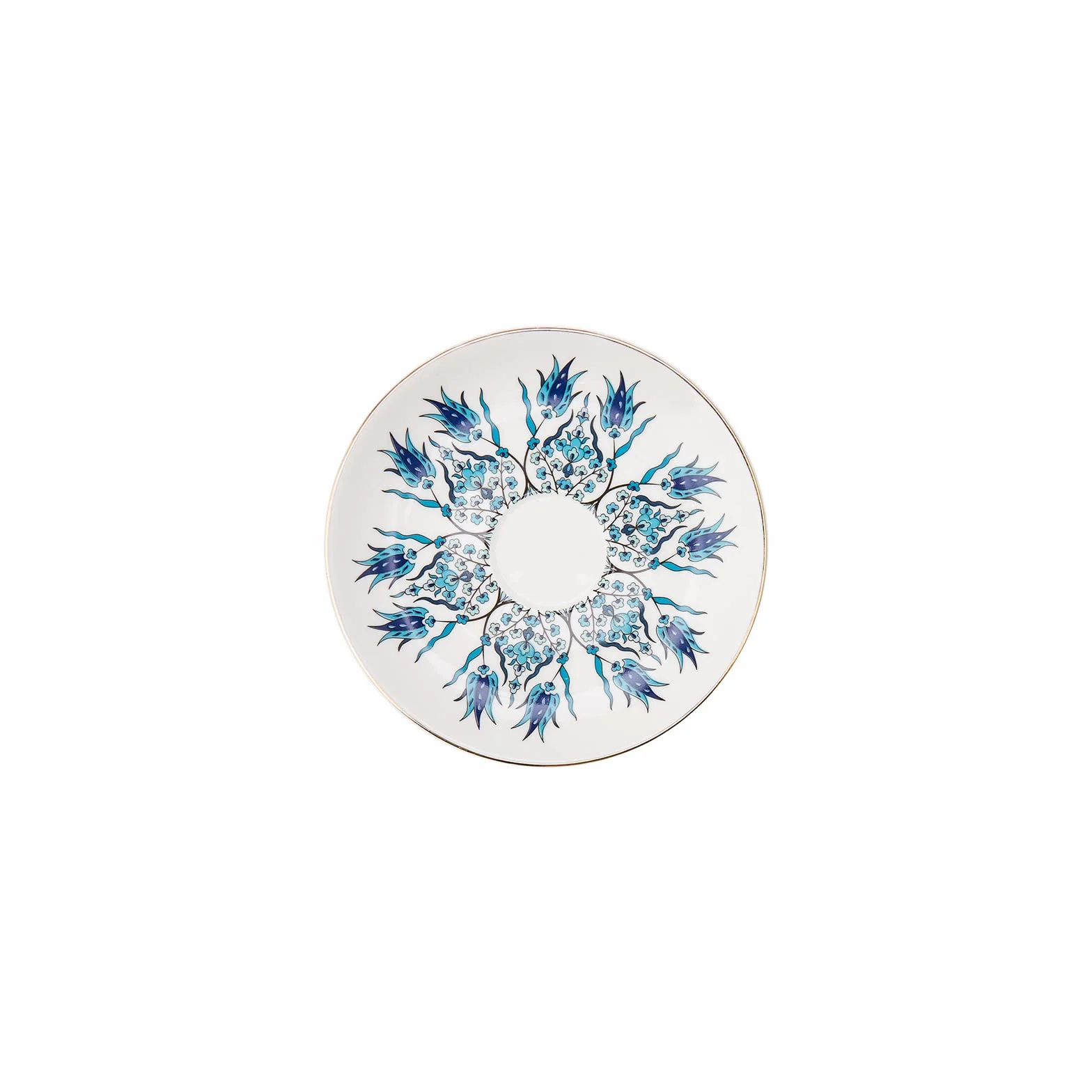 Karaca Iznik 12-częściowy zestaw porcelanowych filiżanek do kawy po turecku 90 ml
