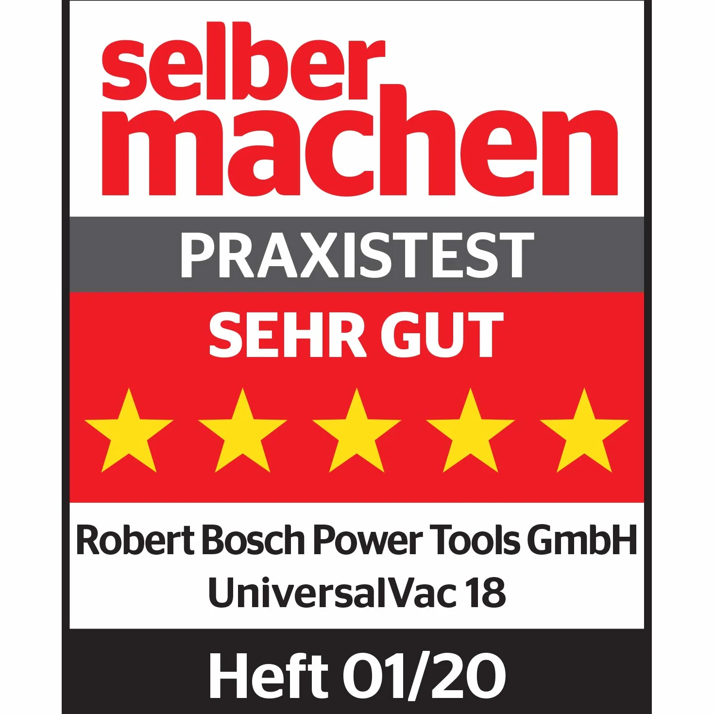 Bosch Home and Garden UniversalVac 18 Handstaubsauger 18 V inkl. Akku (06033B9103)