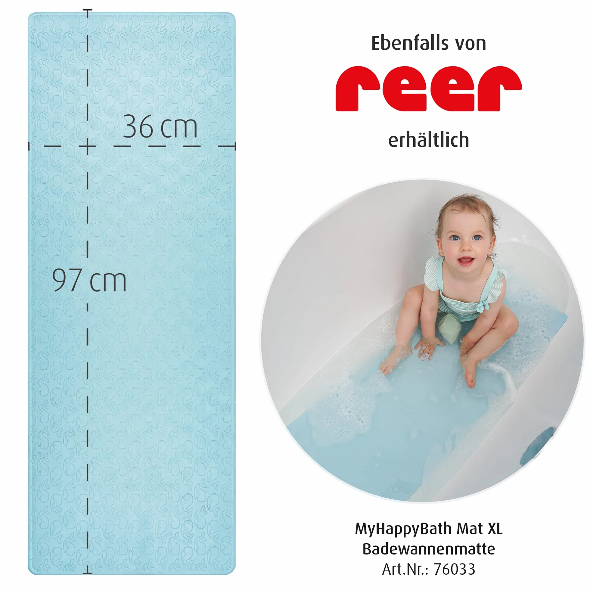 Reer 76023 Mata do Wanny, Niebieski, 42 x 25 cm