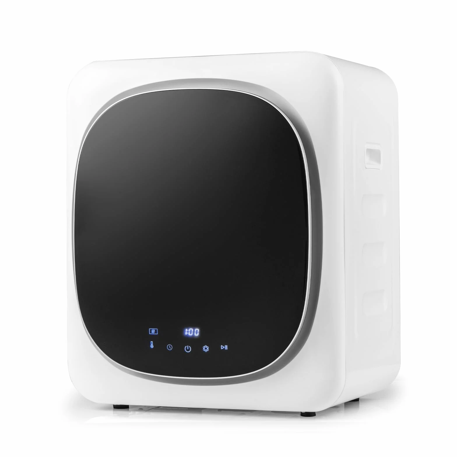 COSTWAY Mini suszarka, 5 kg, do 69℃, ekran dotykowy LED, suszarka wywiewowa z dezynfekcją i dezodoryzacją oraz zabezpieczeniem przed przegrzaniem, wielokrotna filtracja, 4 temperatury